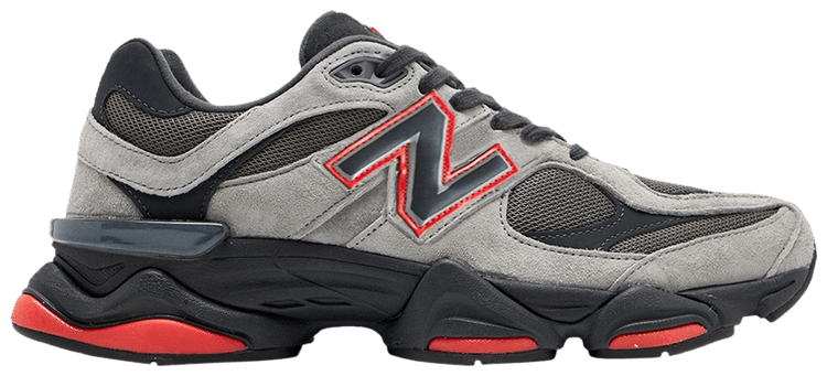 New Balance 9060 Grey Black Red JD Exclusive