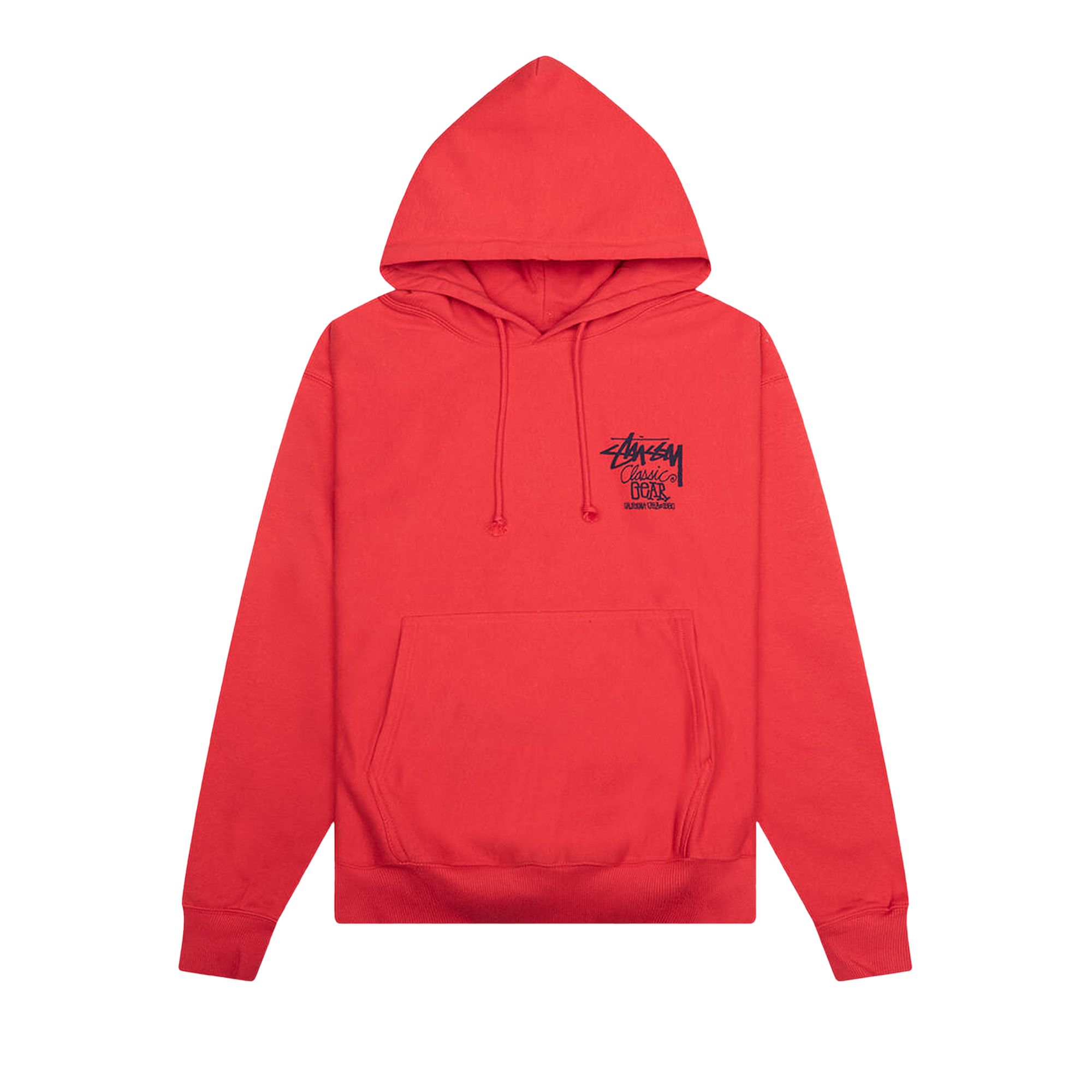Pre-owned Stussy Classic Gear Hoodie 'cayenne' | Red | Men's Size S