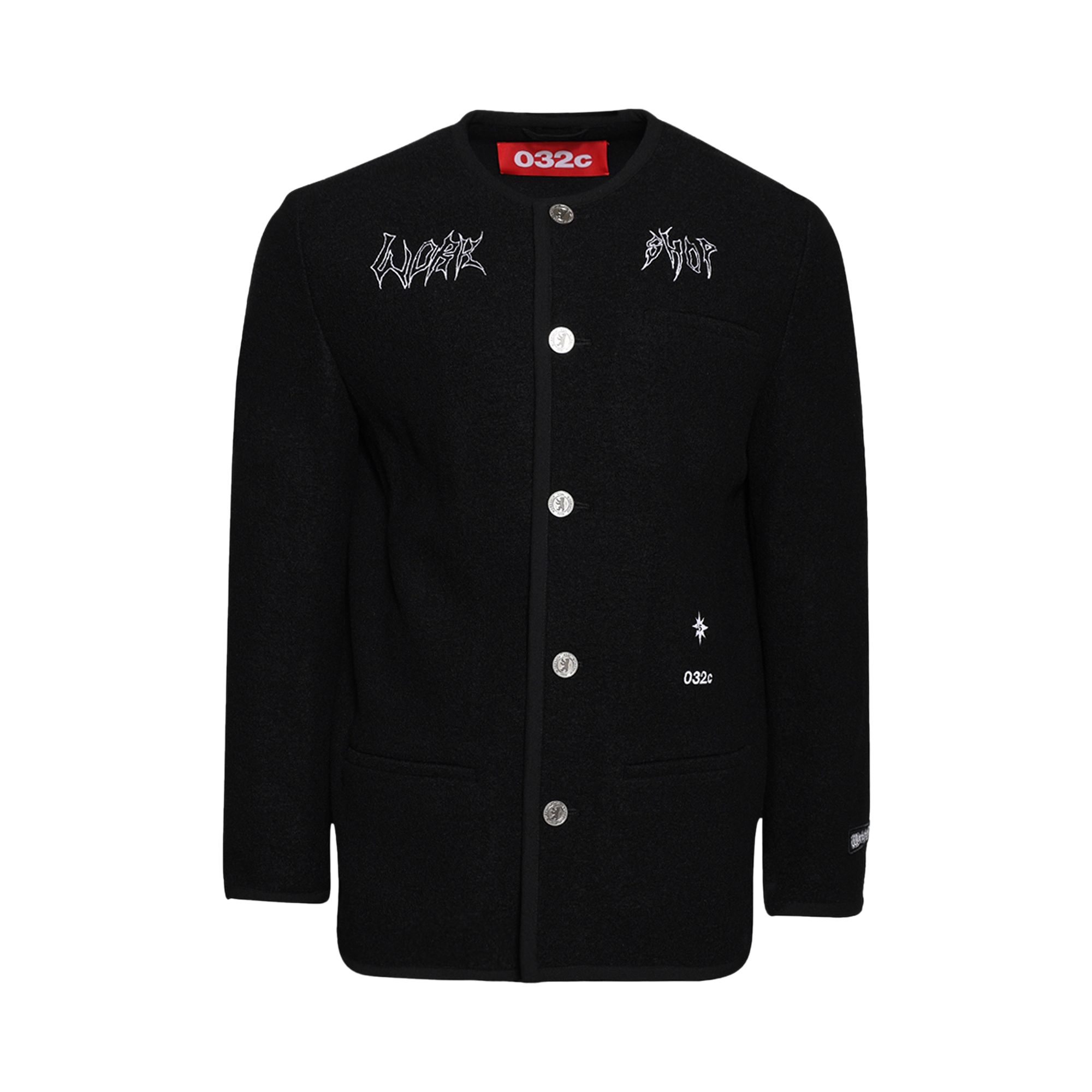 Pre-owned 032c Ghost Writer Wool Janker 'black' | Men's Size 52