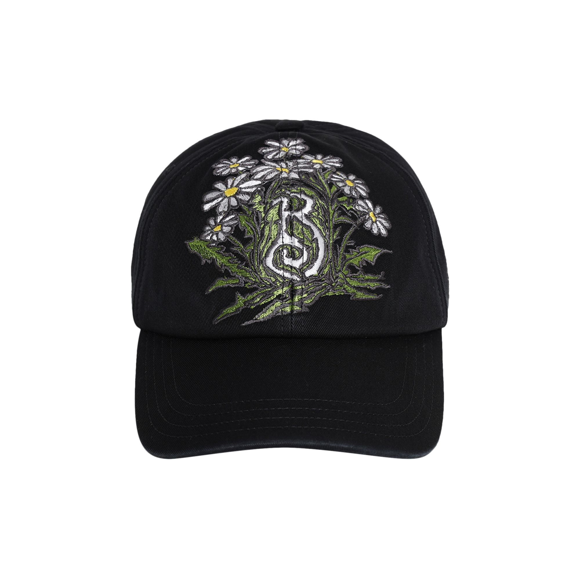 Pre-owned Burberry Daisy B Gabardine Baseball Cap 'black' | Men's Size L