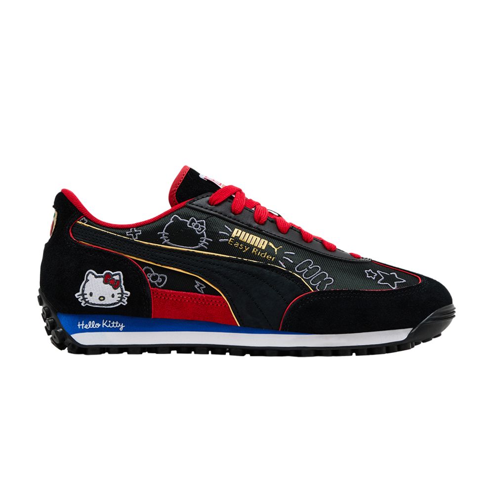 Pre-owned Puma Hello Kitty X Wmns Easy Rider 'goth' | Black | Women's Size 7.5