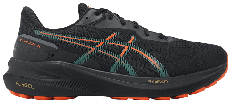 Asics GT 1000 13 GORE TEX Black Nova Orange