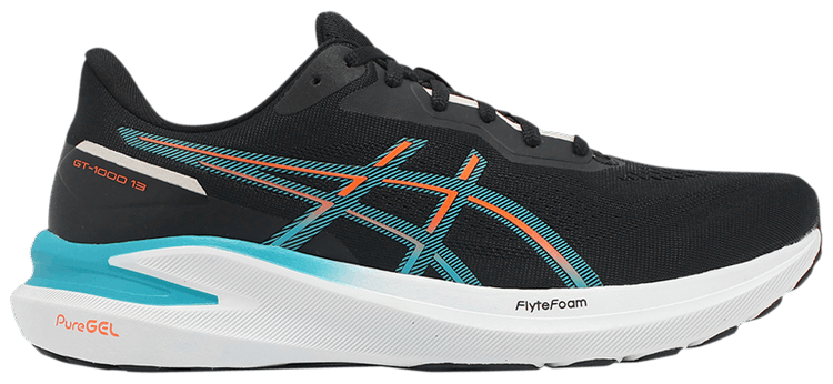 Asics GT 1000 13 Black Wave Teal