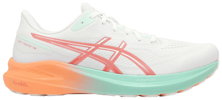 Asics GT 1000 13 White Coral Reef