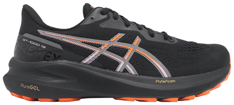 Asics Wmns GT 1000 13 GORE TEX Black Nova Orange