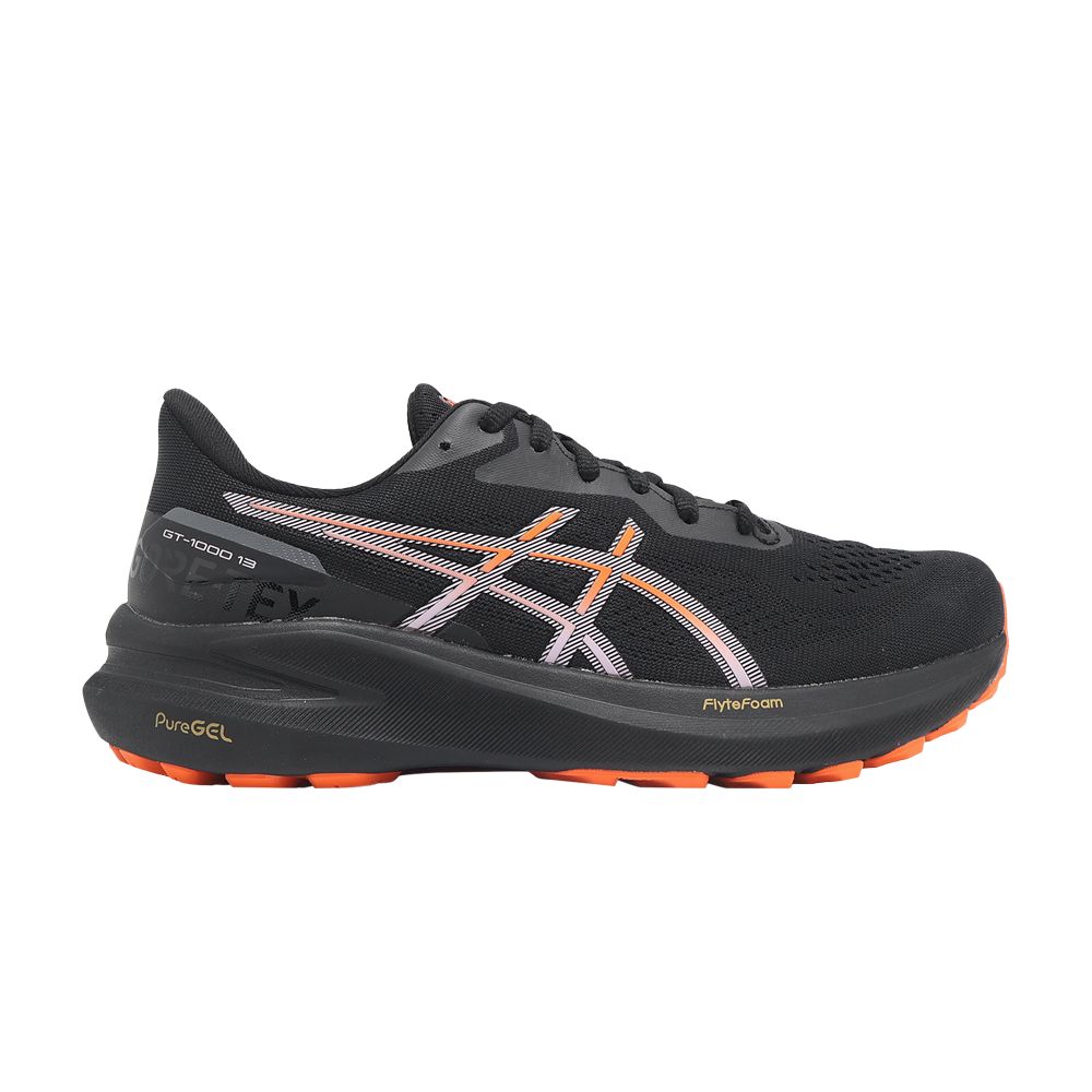 Pre-owned Asics Wmns Gt 1000 13 Gore-tex 'black Nova Orange' | Women's Size 6