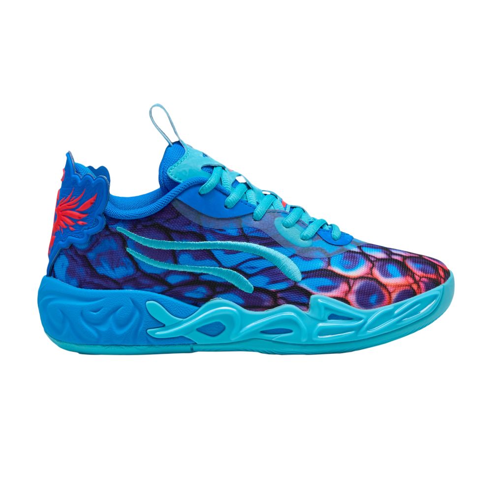 Pre-owned Puma Mb.04 Lo Jr 'alien Skins' | Blue | Kid's Size 4