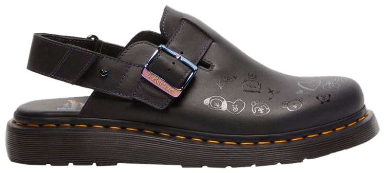 BT21 x Dr Martens Jorge 2 Iridescent Heart Studs