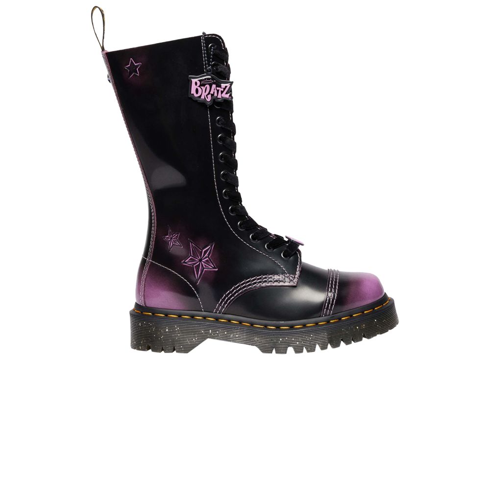 Dr. Martens Bratz x Wmns 1B99 Bex Arcadia Leather Boot 'Black Purple Stars' | Women's Size 7 - 41784500