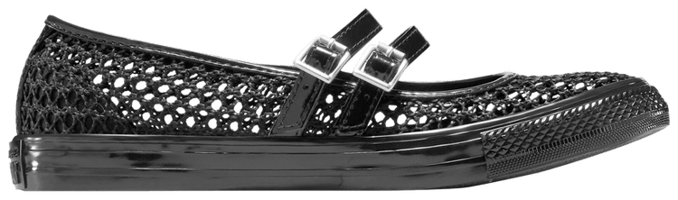 Converse Wmns Chuck Taylor All Star Dainty Mary Jane Knit Black Total Eclipse