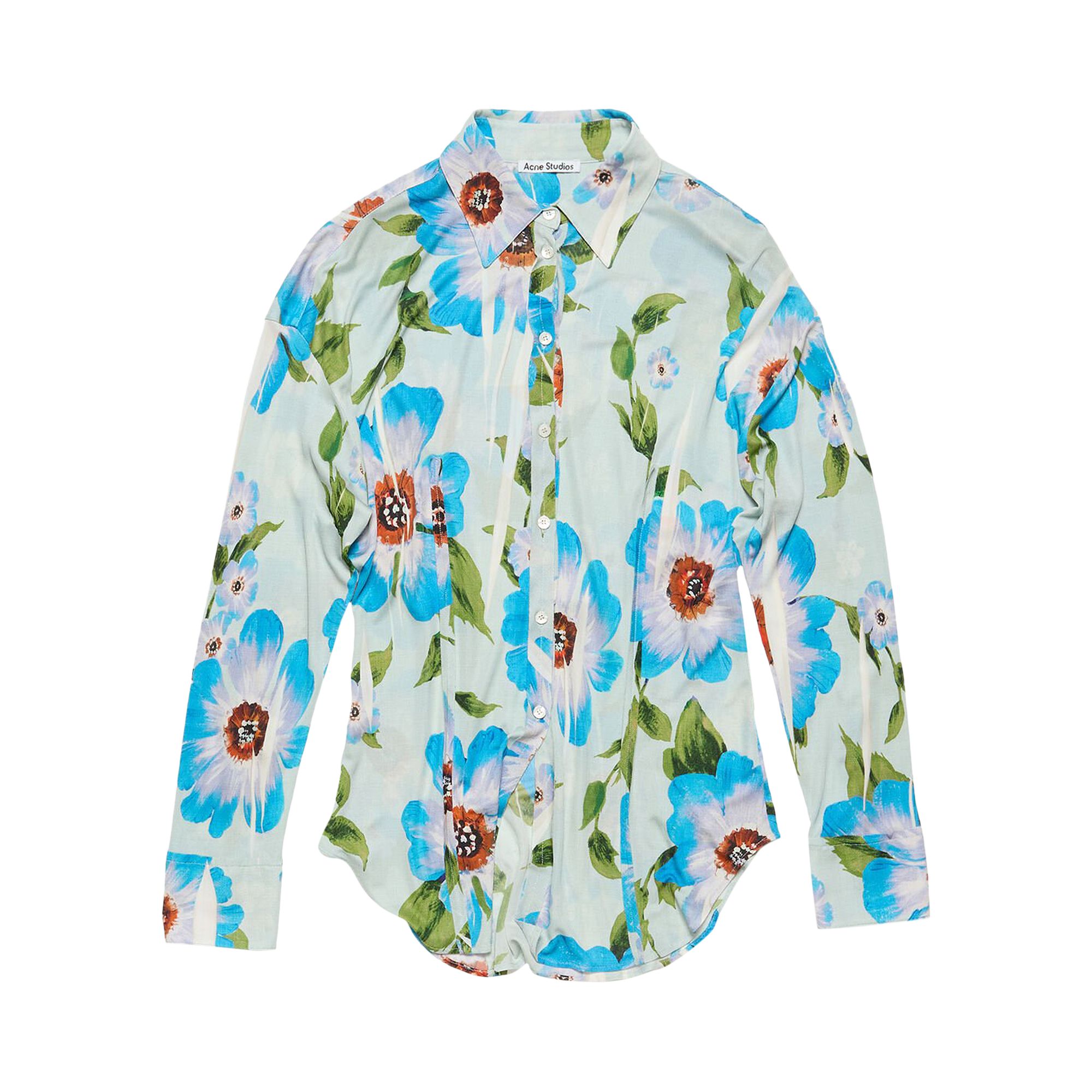 Pre-owned Acne Studios Blouson 'multicolor Blue' | Women's Size 34