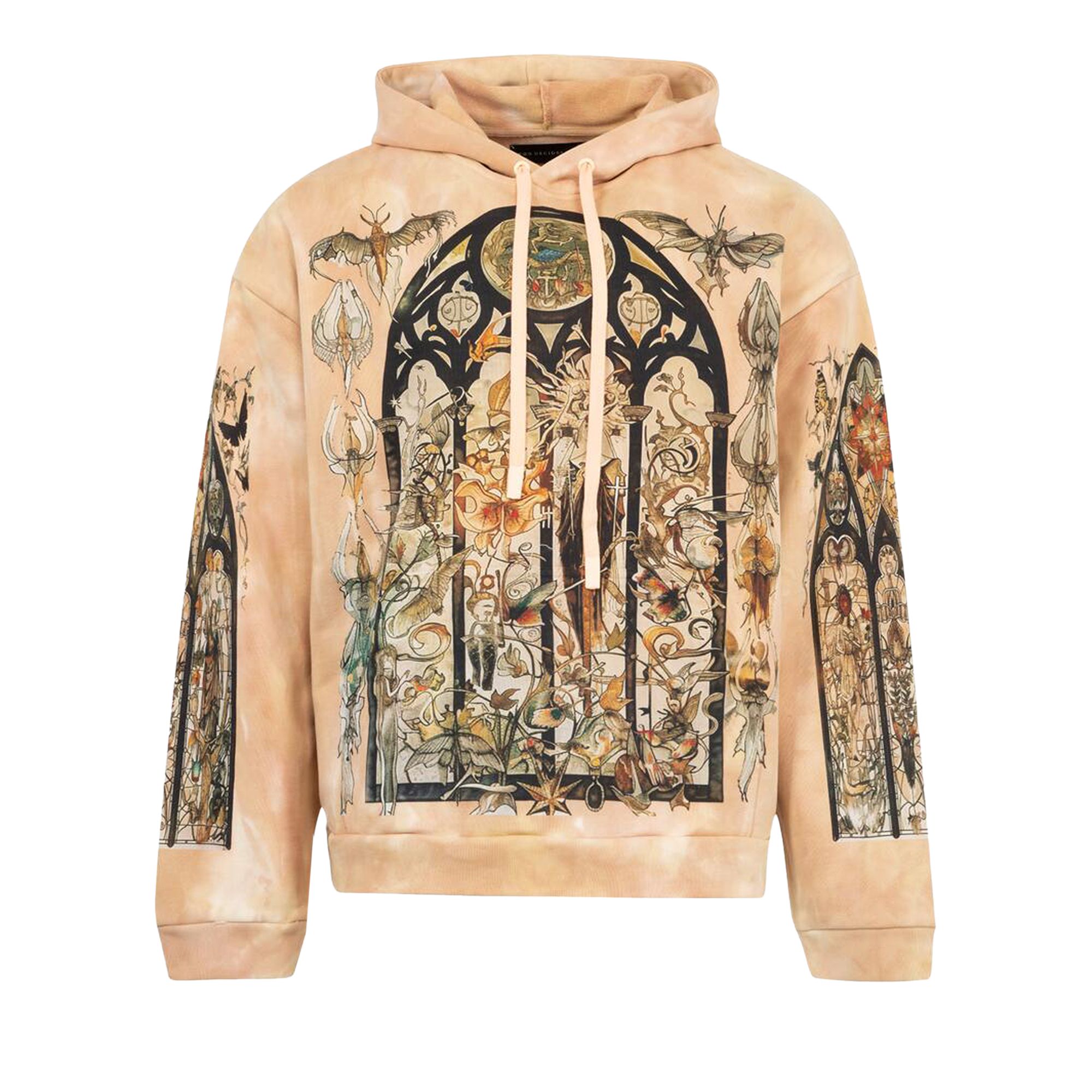 Pre-owned Who Decides War Gleaming Hooded Pullover 'tan' | Men's Size Xxl