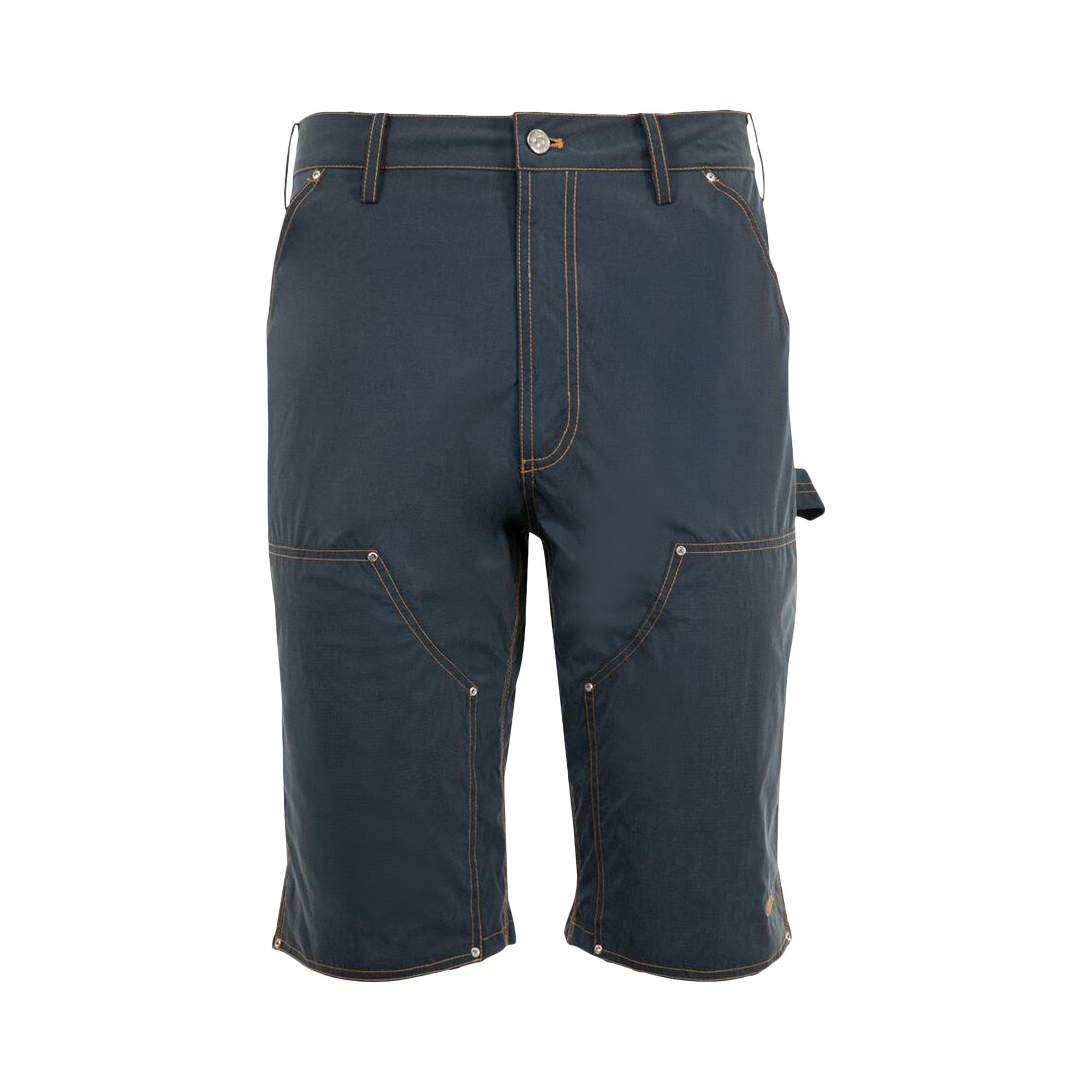 Pre-owned Advisory Board Crystals Hyper Lightweight Nylon Ripstop Jort 'blue' | Men's Size L