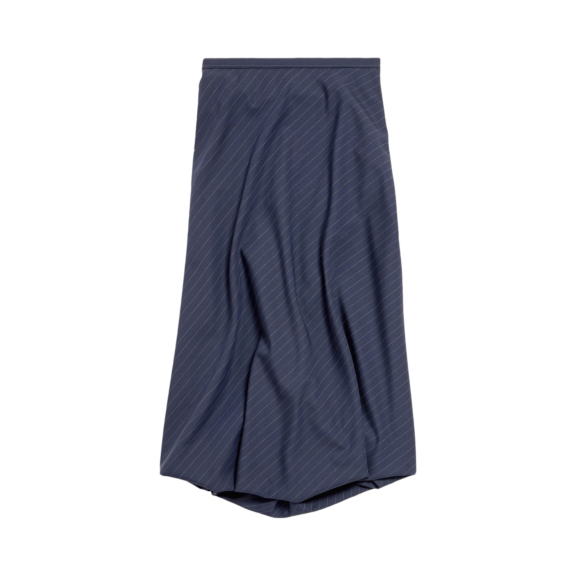Pre-owned Balenciaga Tailored Skirt 'dark Navy' | Blue | Women's Size 40