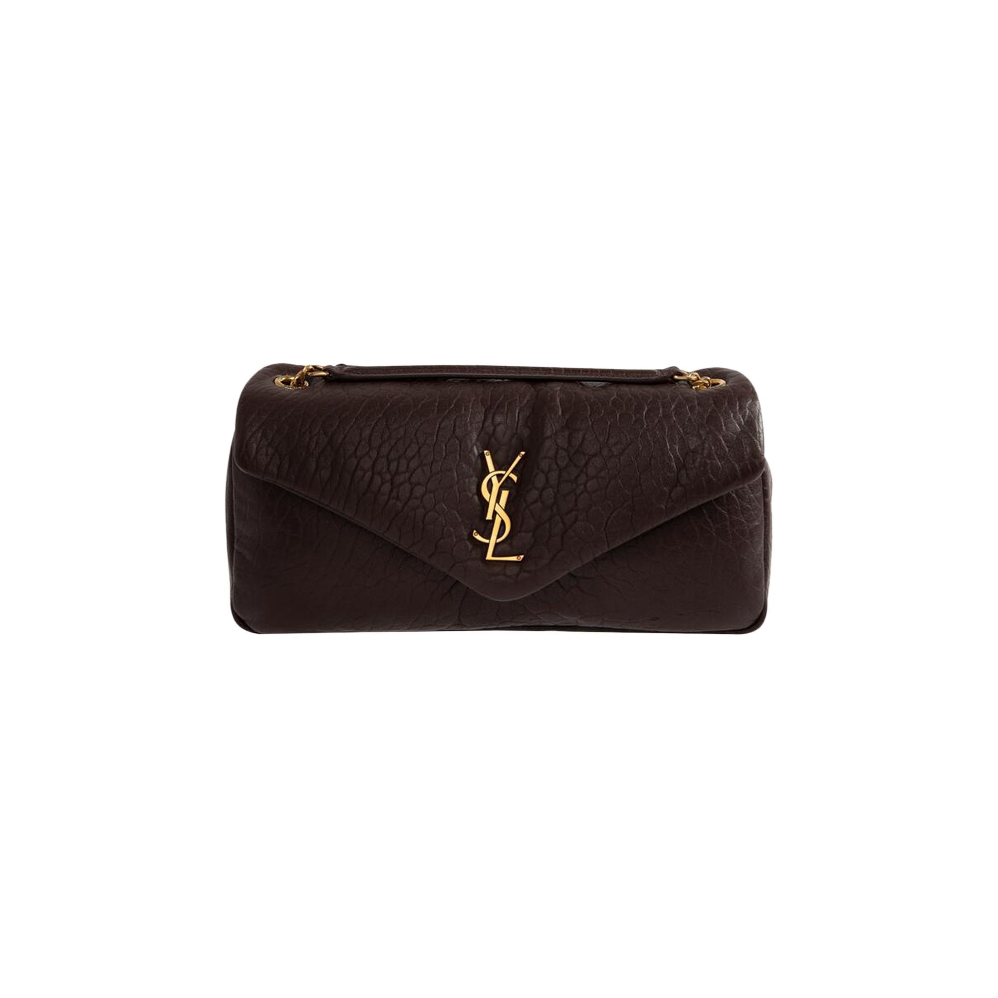 Pre-owned Saint Laurent Calypso Chain Bag 'dark Currant' | Brown | Women's Size Onesize