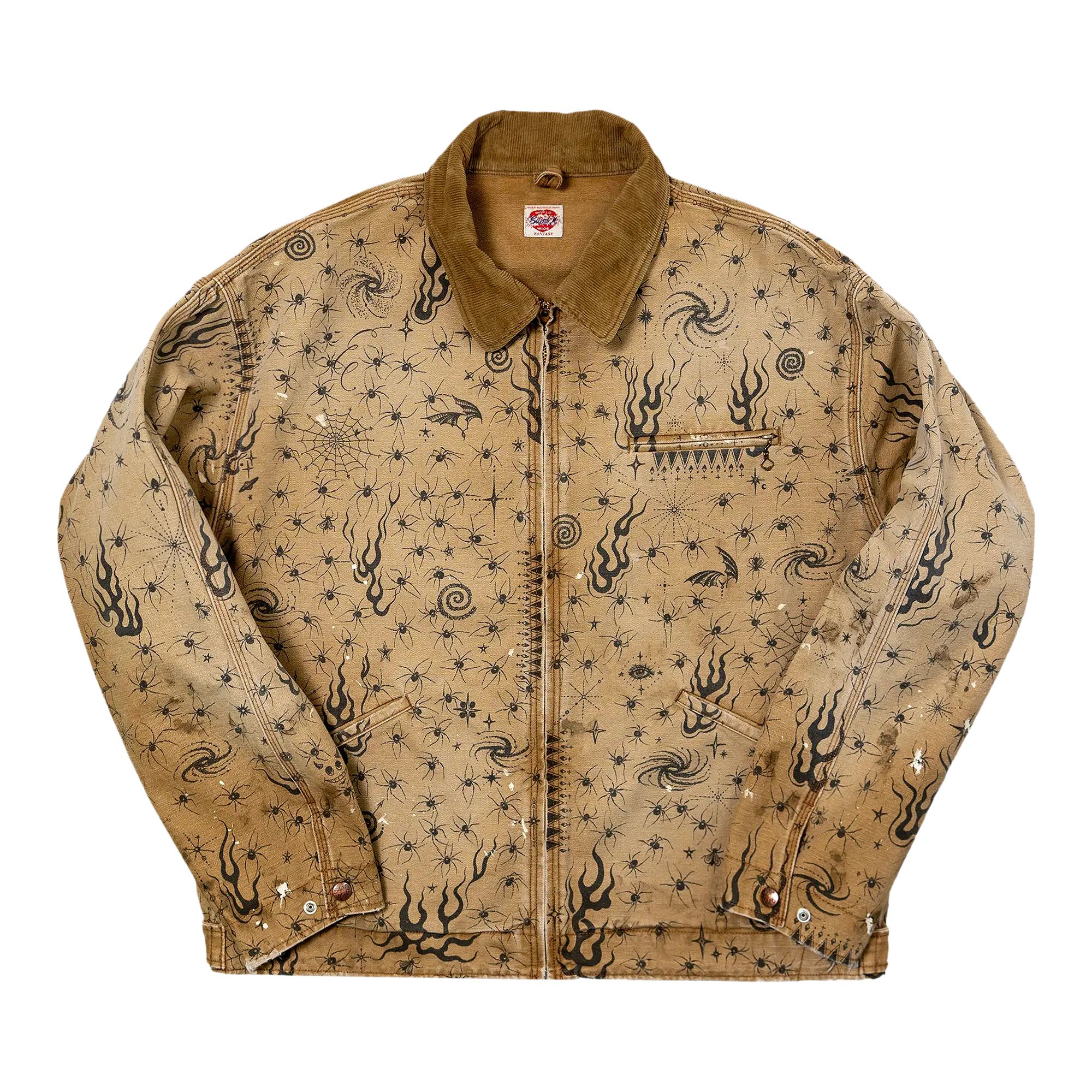Pre-owned Saint Mxxxxxx X Dr. Woo Detroid Jacket 'beige' | Tan | Men's Size L