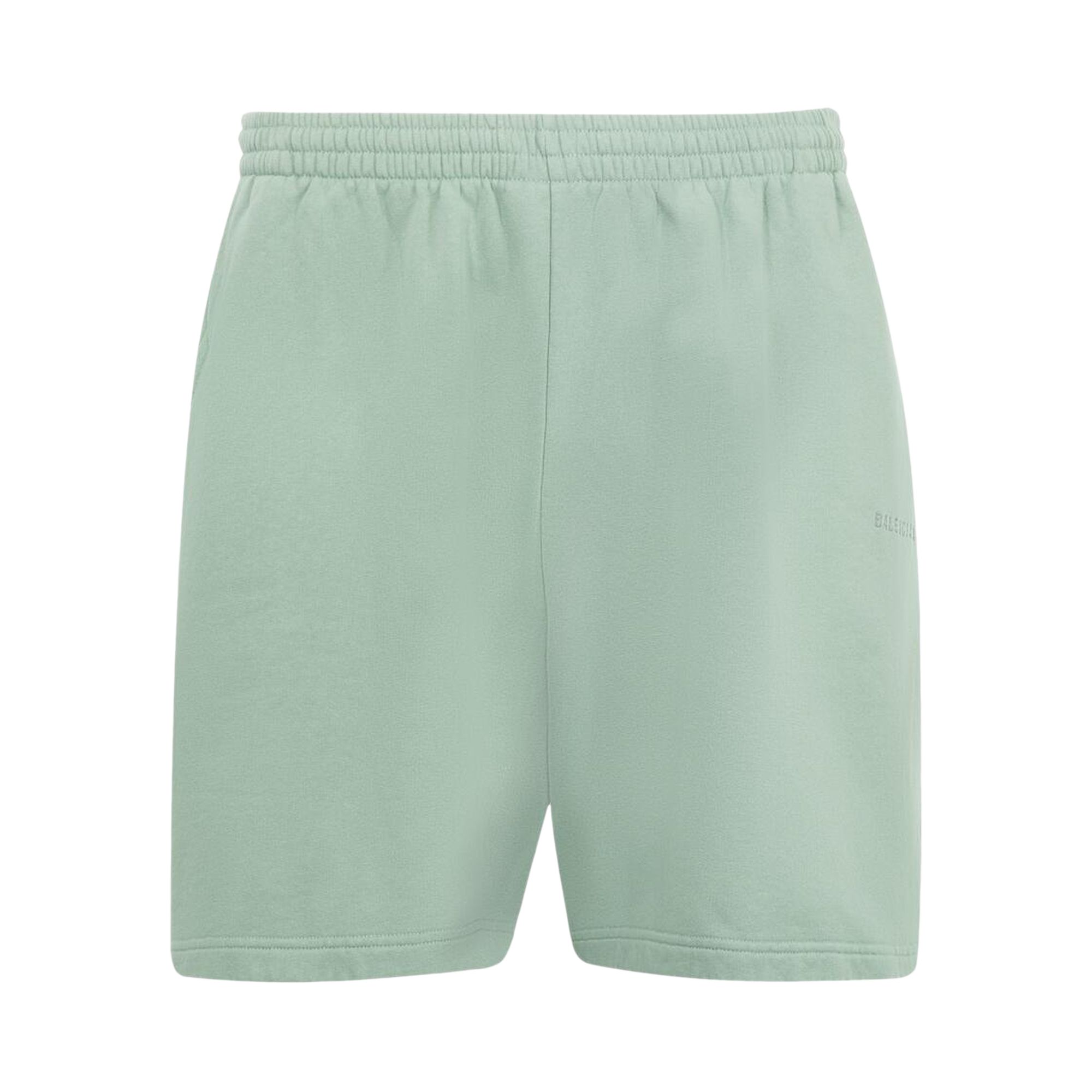 Pre-owned Balenciaga Logo Shorts 'sage Green' | Men's Size L