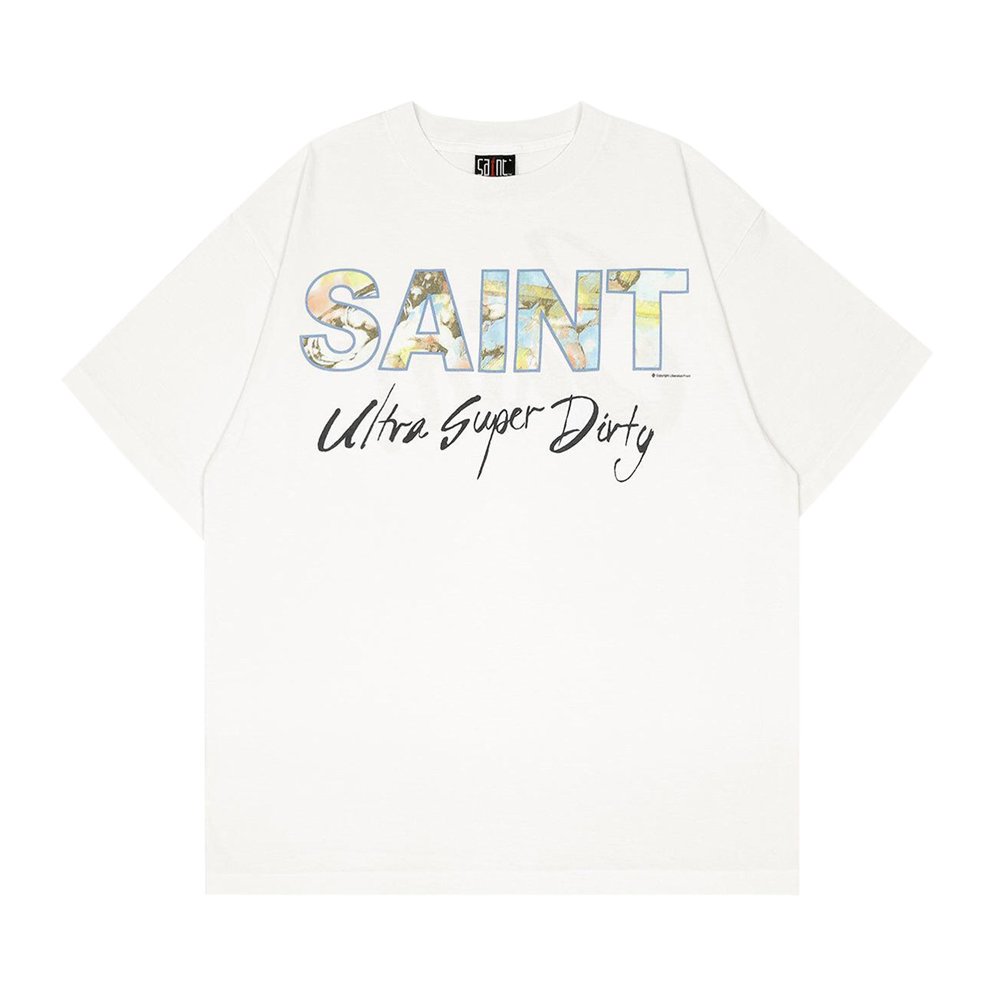 Pre-owned Saint Mxxxxxx Short-sleeve Super Dirty Tee 'white' | Men's Size Xxl