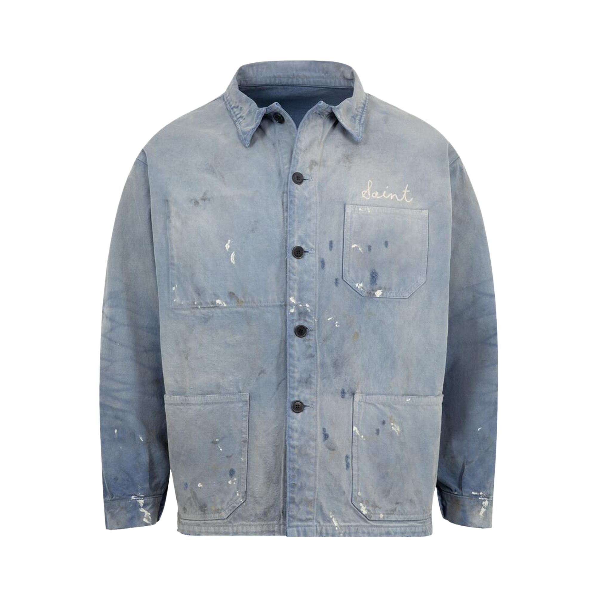 Pre-owned Saint Mxxxxxx Saint Coverall 'navy' | Blue | Men's Size M