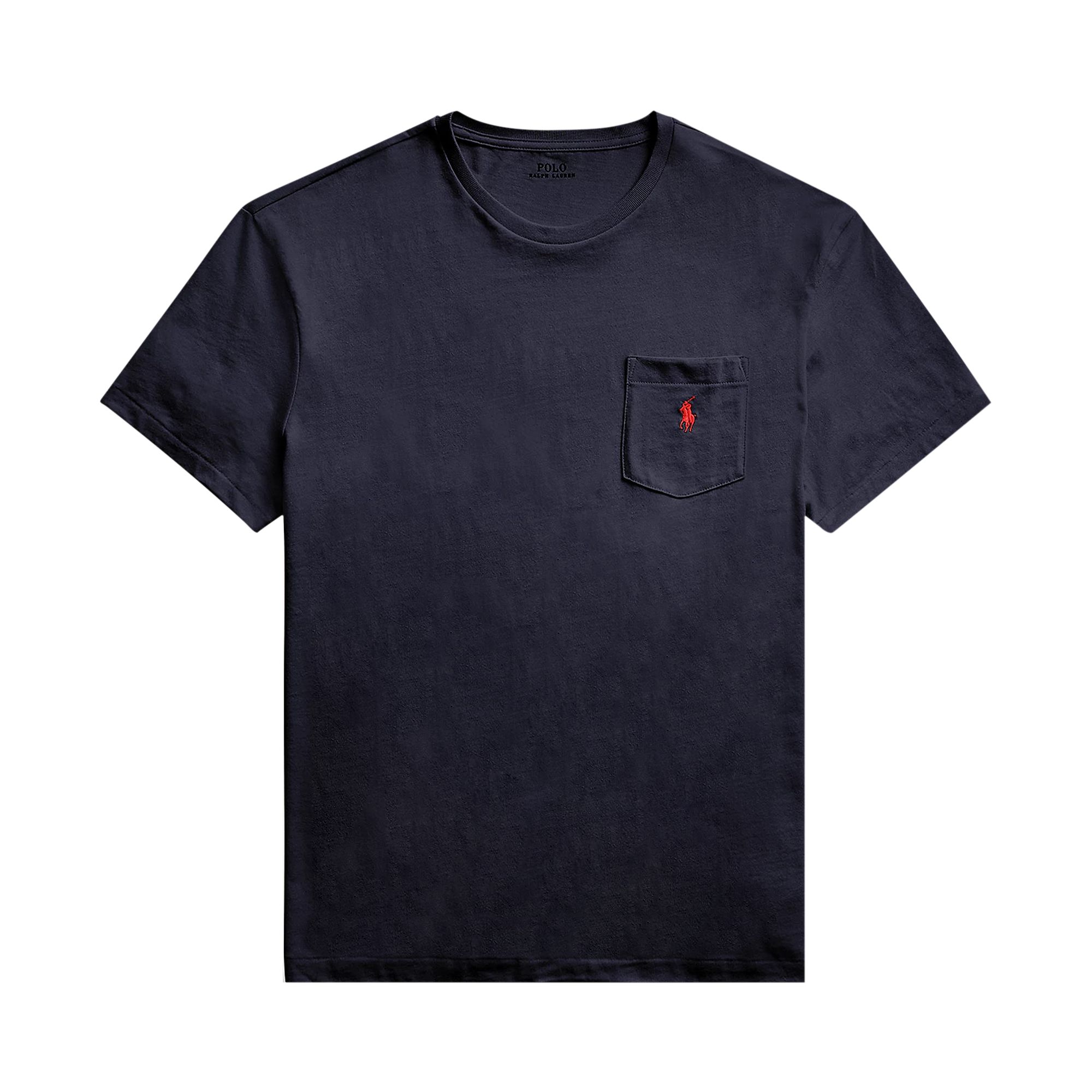 Pre-owned Polo Ralph Lauren Short-sleeve Pocket Classic Fit T-shirt 'ink' | Blue | Men's Size Xl