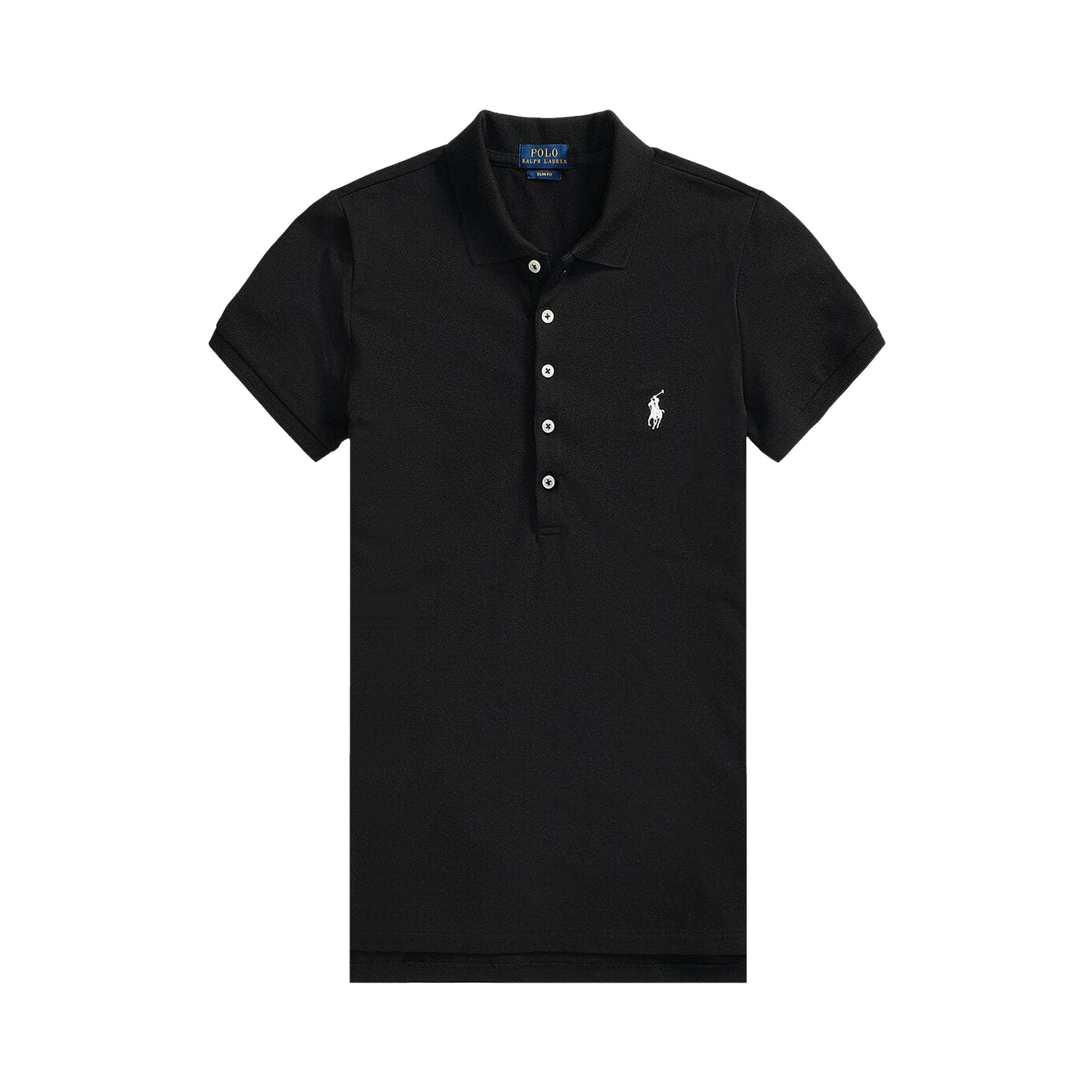 Pre-owned Polo Ralph Lauren Julie Slim Short-sleeve Polo Shirt 'indigo Blue' | Women's Size S