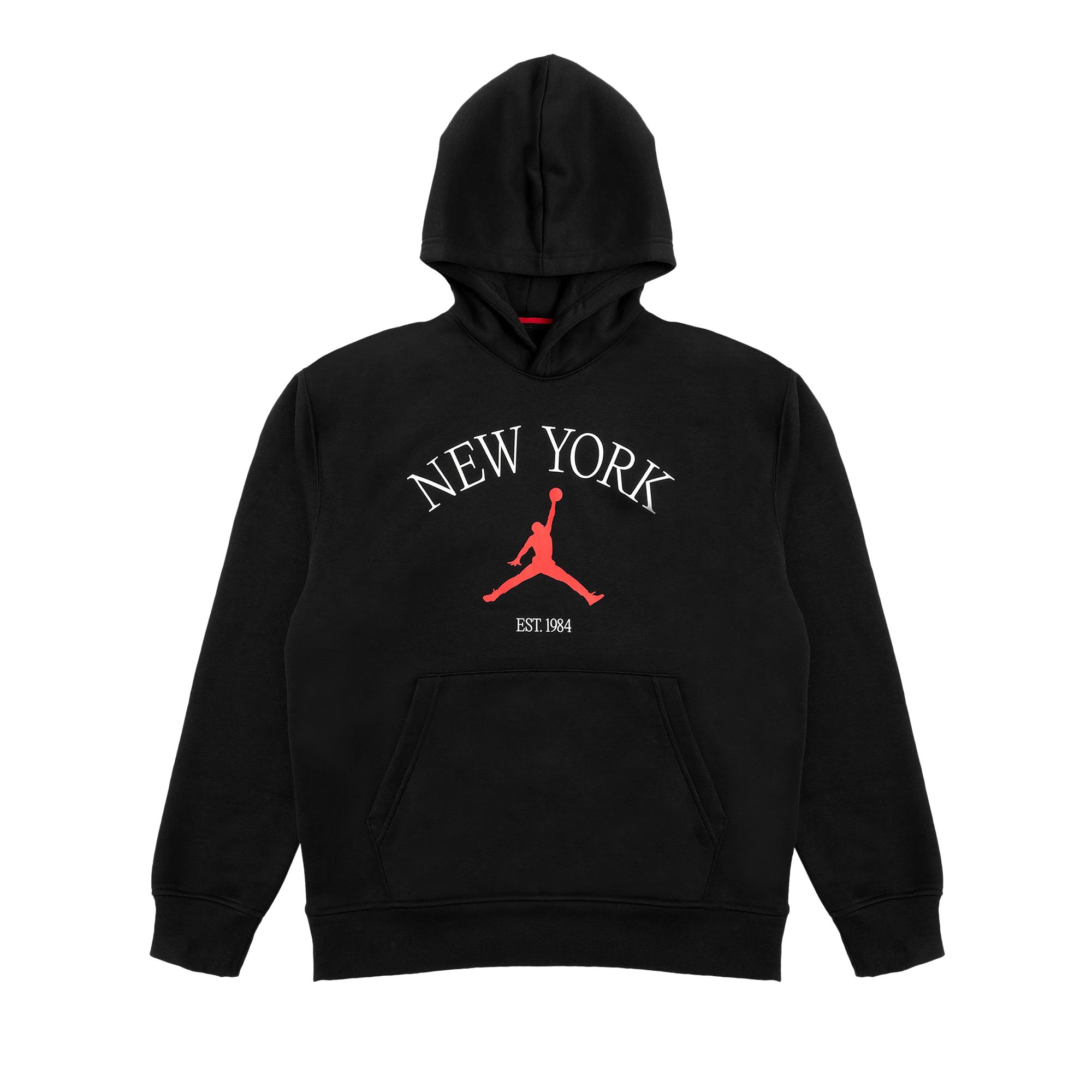 Pre-owned Air Jordan New York City Pullover Hoodie 'black' | Men's Size Xxl