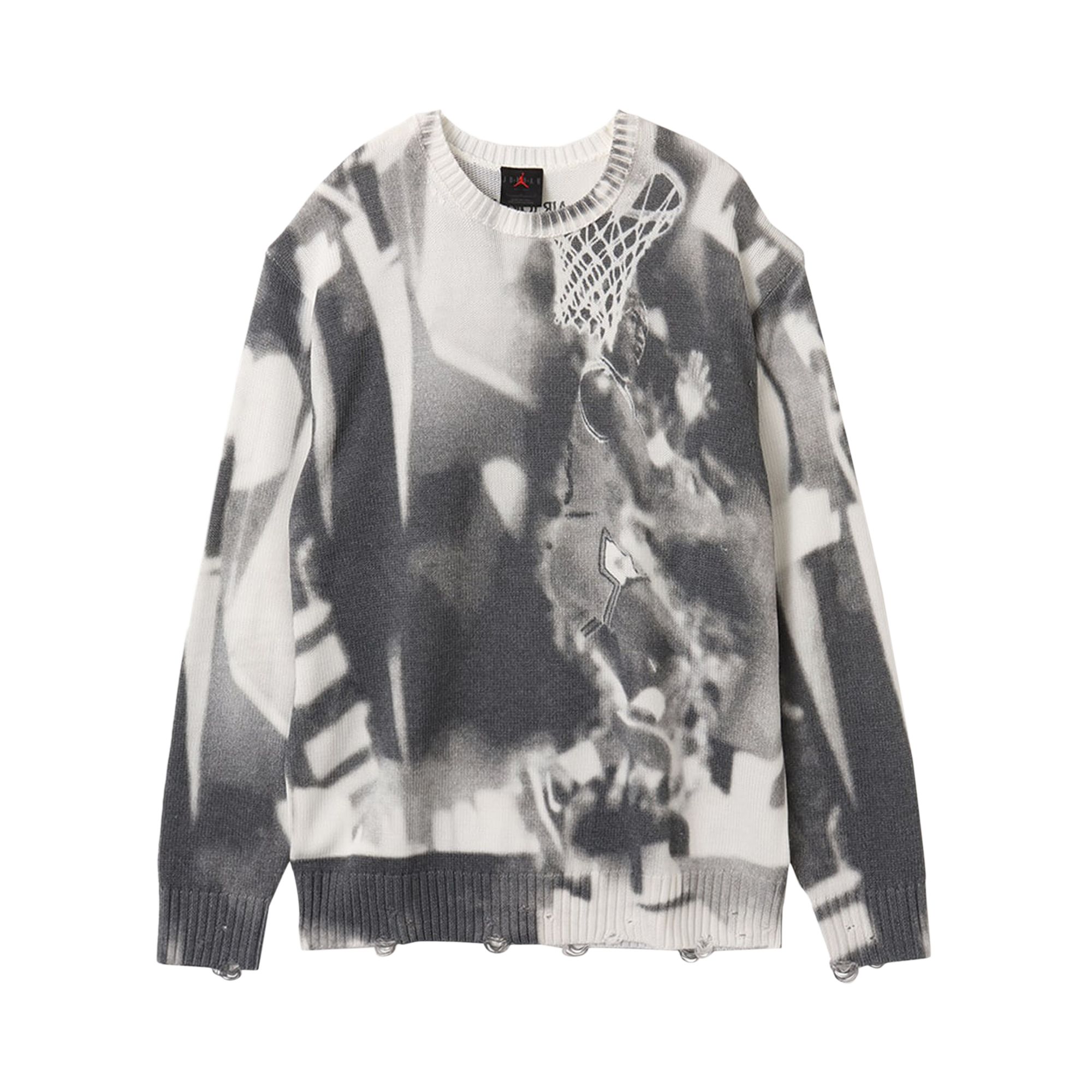 Pre-owned Air Jordan Knit Sweater 'sail' | White | Men's Size S
