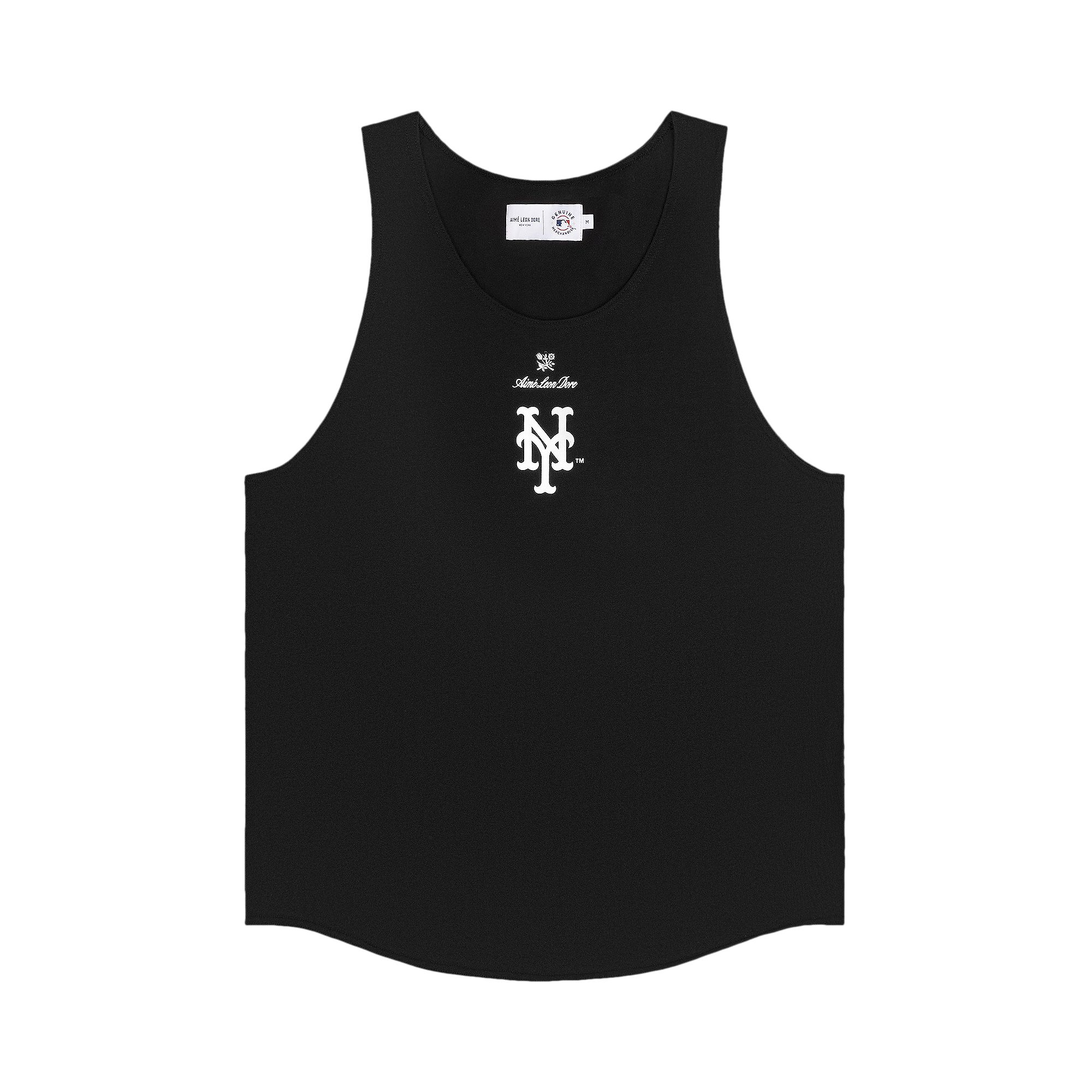 Pre-owned Aimé Leon Dore X New York Mets Jersey Tank Top 'jet Black' | Men's Size S