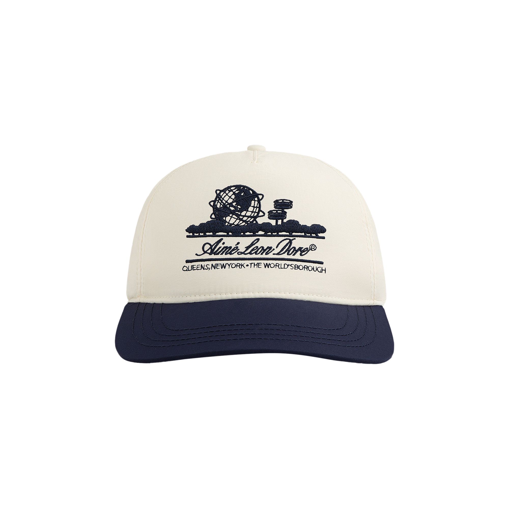Pre-owned Aimé Leon Dore Nylon Unisphere Hat 'pristine/multicolor' | Cream | Men's Size Onesize In White