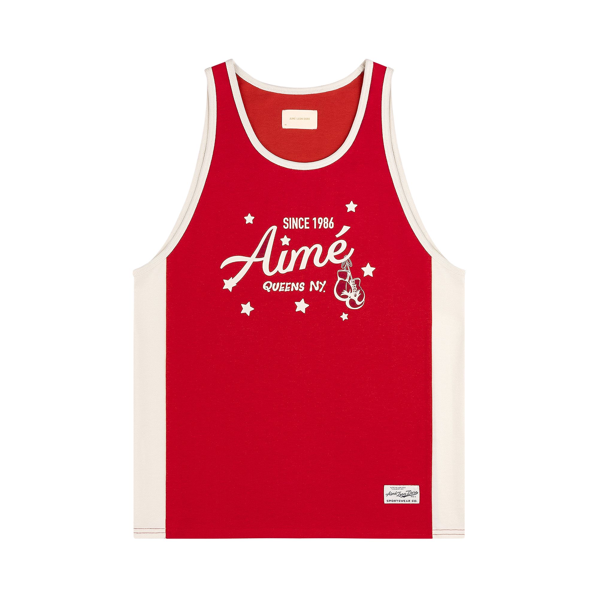 Pre-owned Aimé Leon Dore Sparring Tank Top 'equestrian Red' | Men's Size M