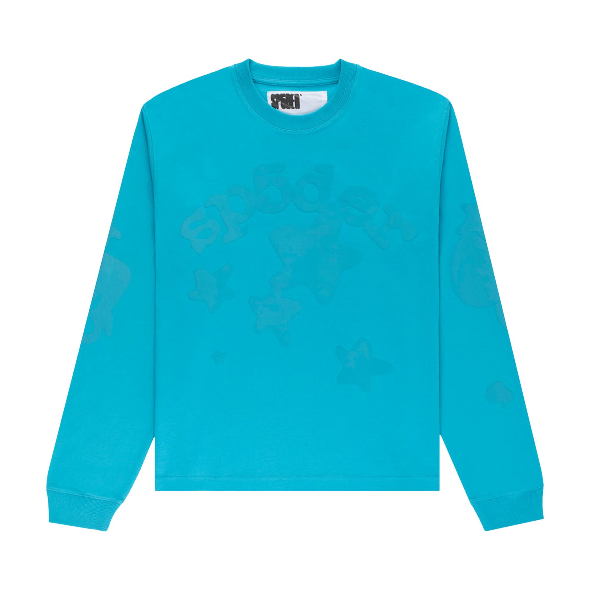 Pre-owned Sp5der Beluga Long-sleeve Tee 'ocean Blue' | Men's Size M