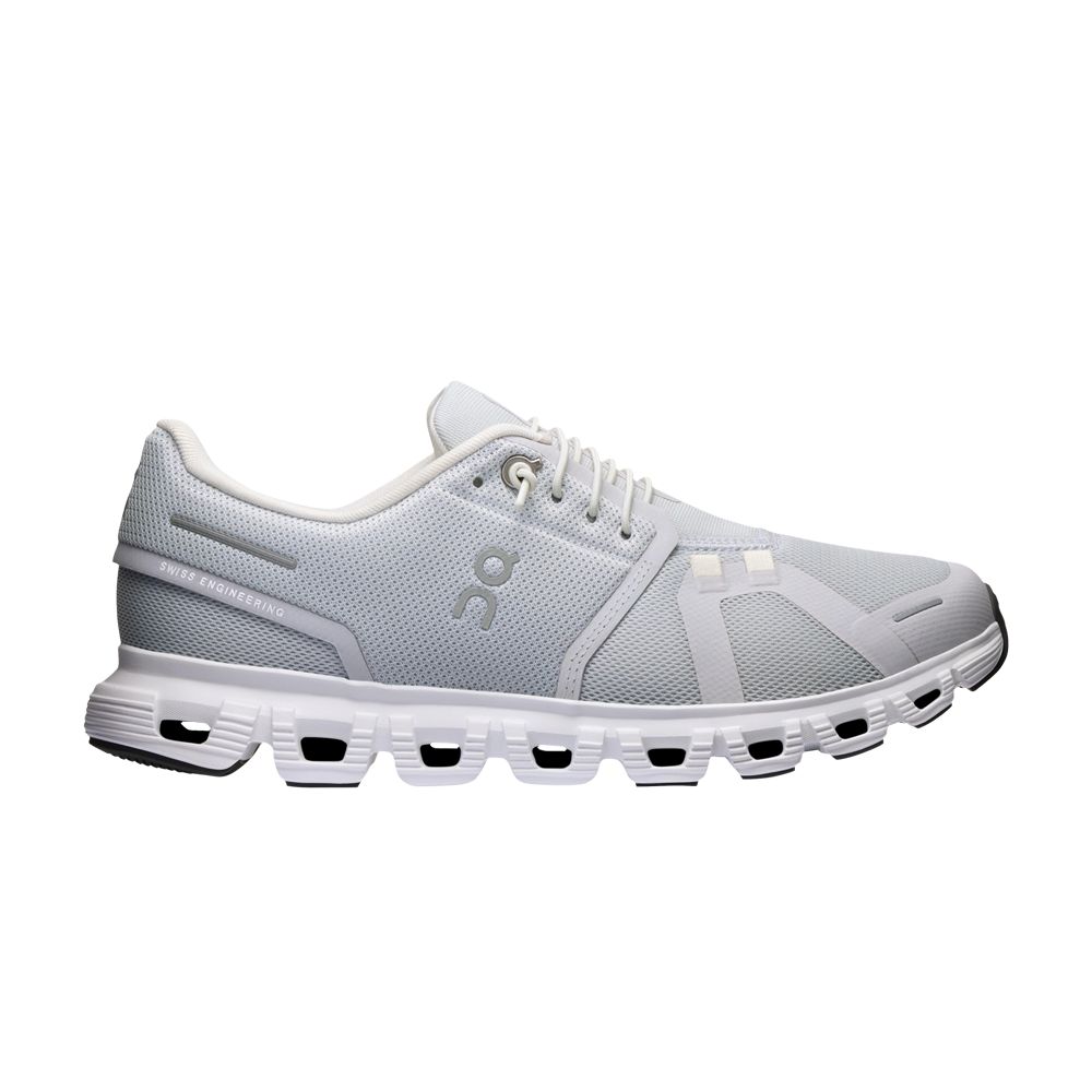 Pre-owned On Wmns Cloud 6 'glacier White' In Grey