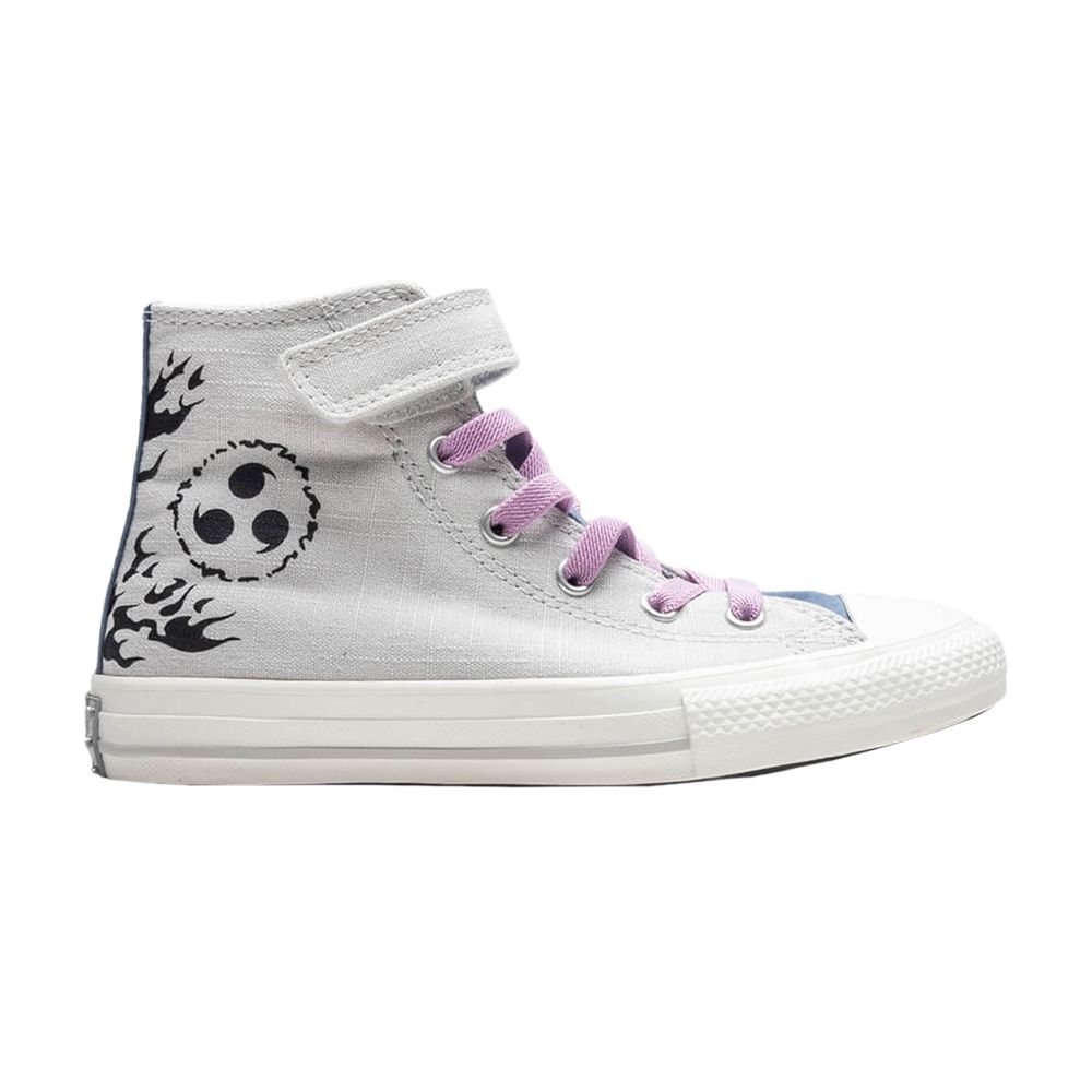 Pre-owned Converse Naruto Shippuden X Chuck Taylor All Star High Gs 'sasuke' | Grey | Kid's Size 10.5 In Gray