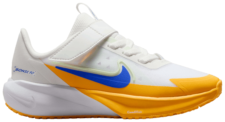 Nike Sonic Fly PS White Yellow Hyper Royal