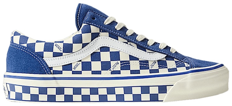 Vans Premium Old Skool 36 Checkerboard   True Blue
