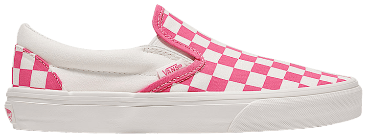 Vans Classic Slip On Checkerboard   Honeysuckle Pink