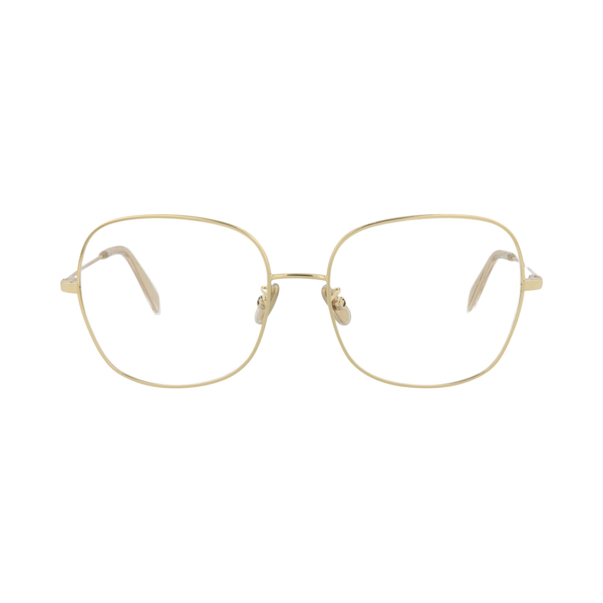Pre-owned Celine Square Injection Optical Glasses 'gold/transparent' | Women's Size Onesize