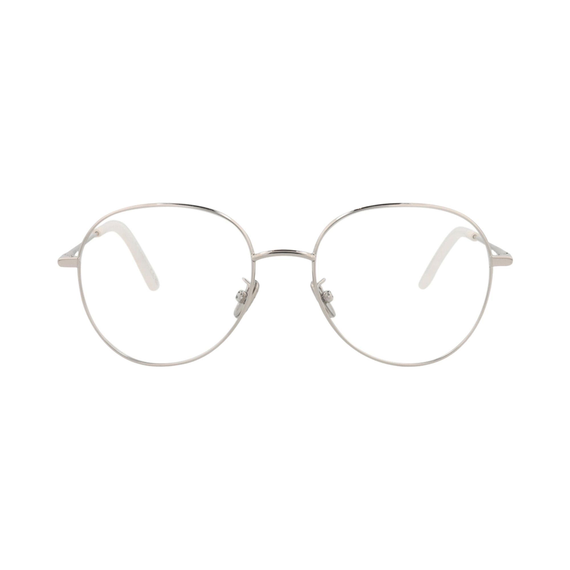 Pre-owned Dior Round Optical Glasses 'palladium/transparent' | Silver | Women's Size Onesize