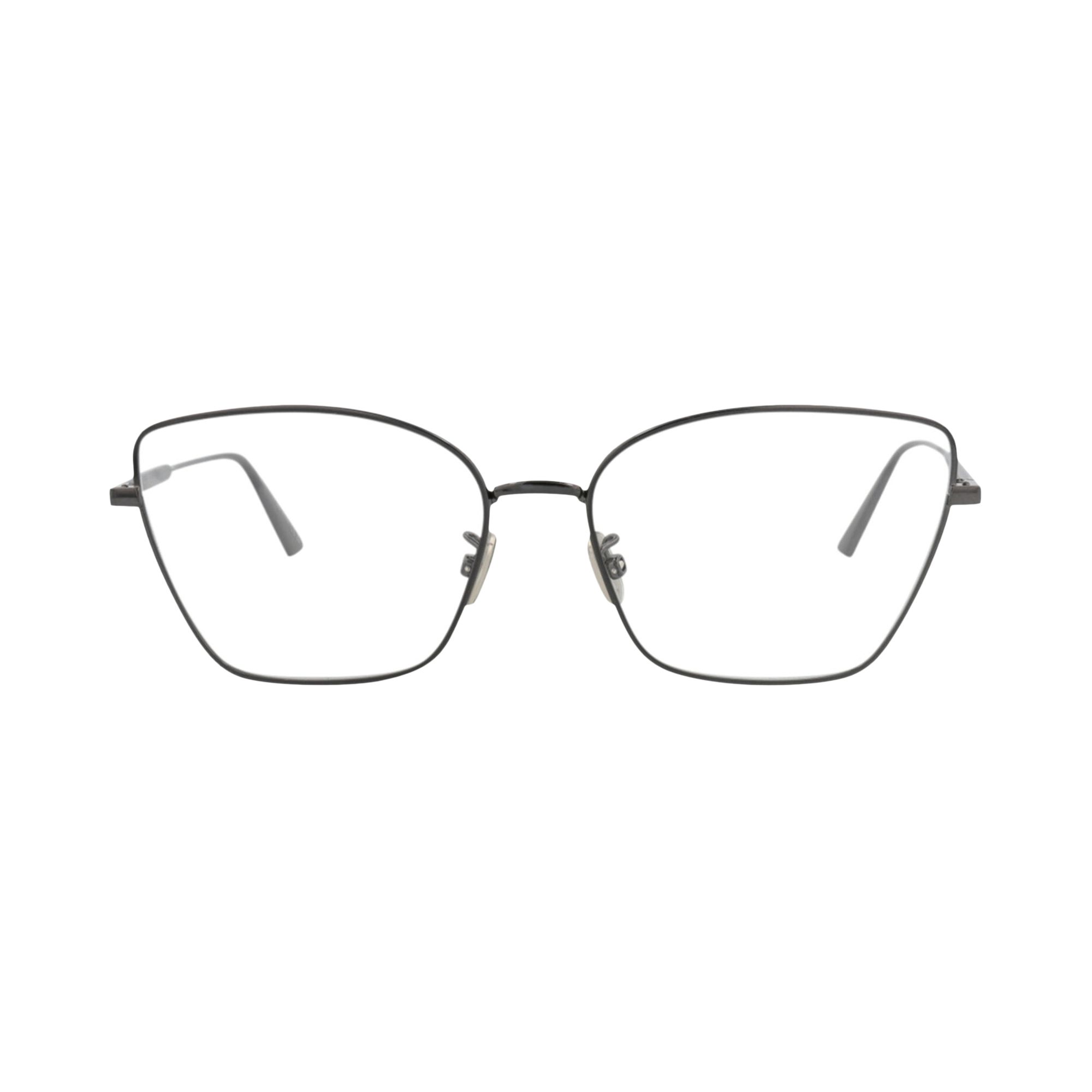 Pre-owned Dior Cat Eye Optical Glasses 'gunmetal/transparent' | Grey | Women's Size Onesize