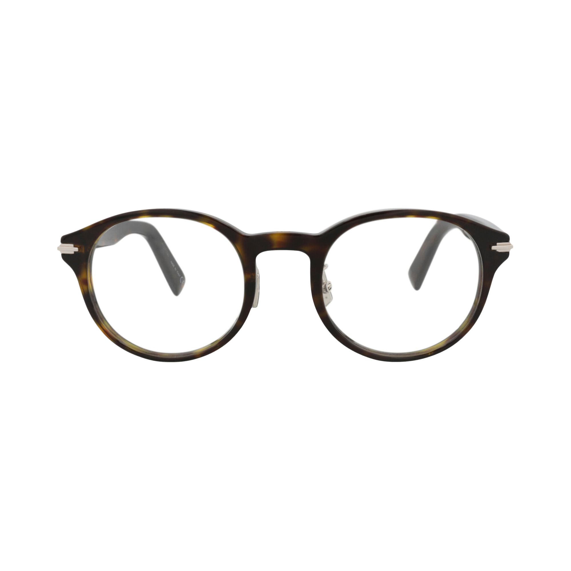 Pre-owned Dior Round Optical Glasses 'havana/transparent' | Brown | Men's Size Onesize