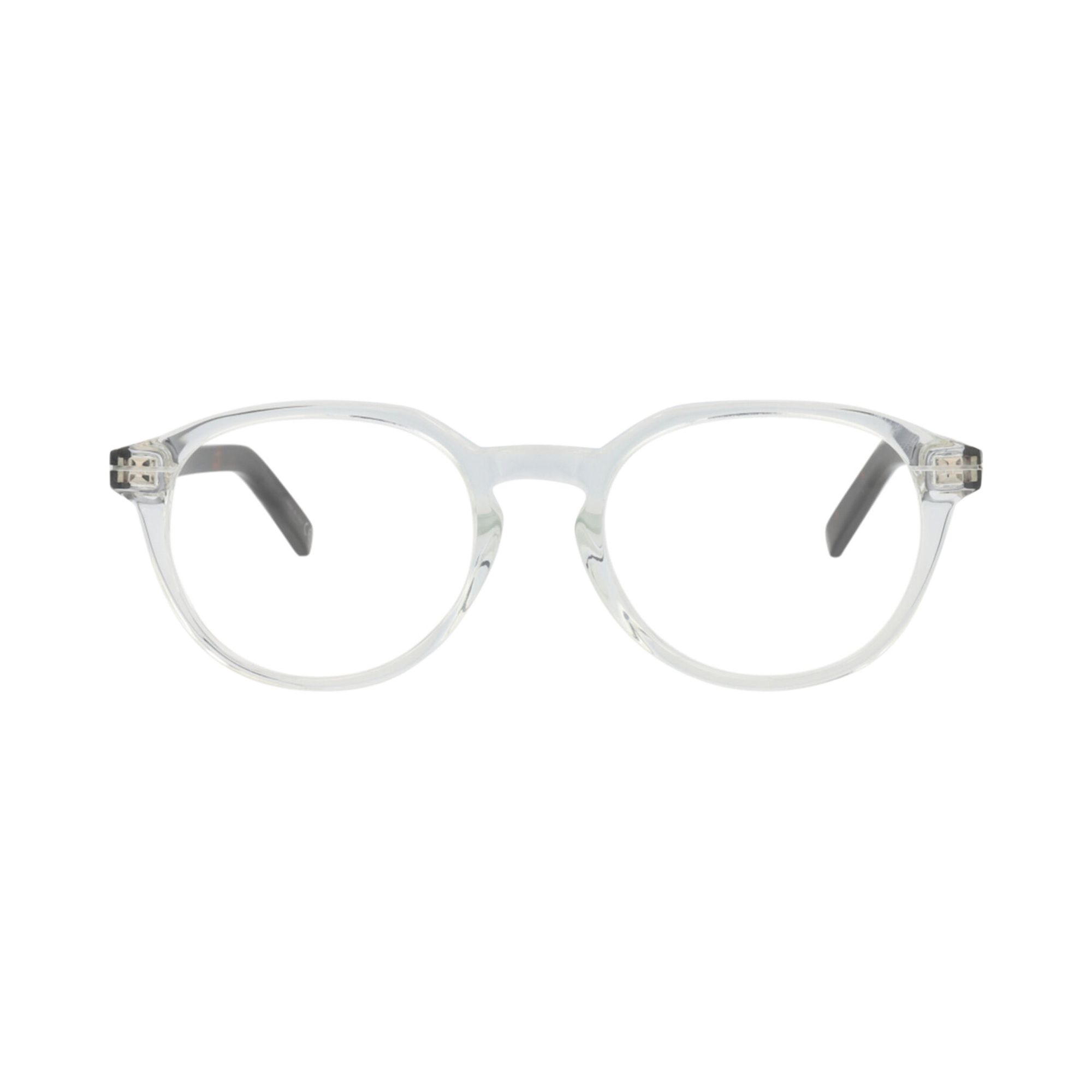 Pre-owned Dior Round Optical Glasses 'crystal/black/transparent' | Men's Size Onesize
