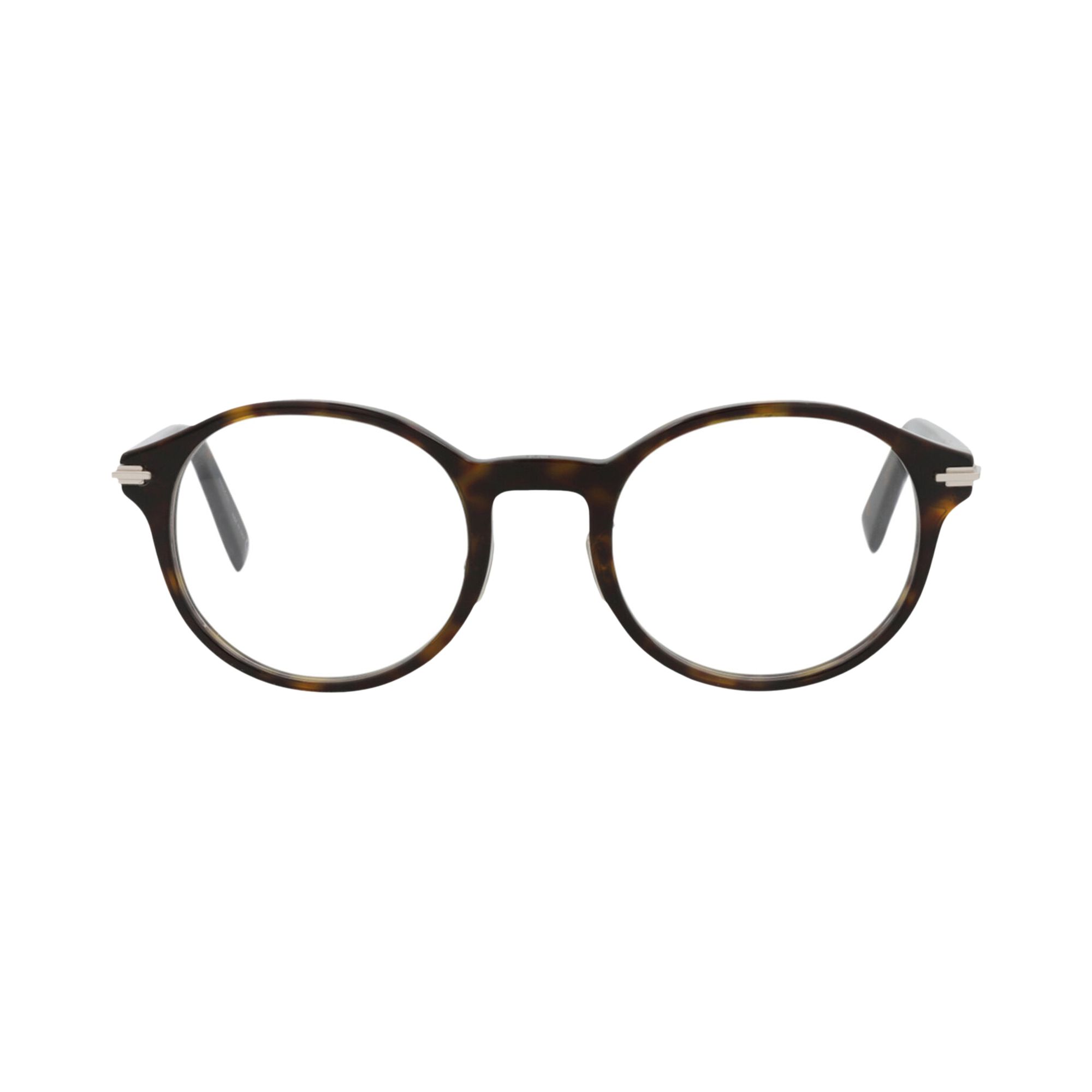 Pre-owned Dior Round Optical Glasses 'havana/transparent' | Brown | Men's Size Onesize