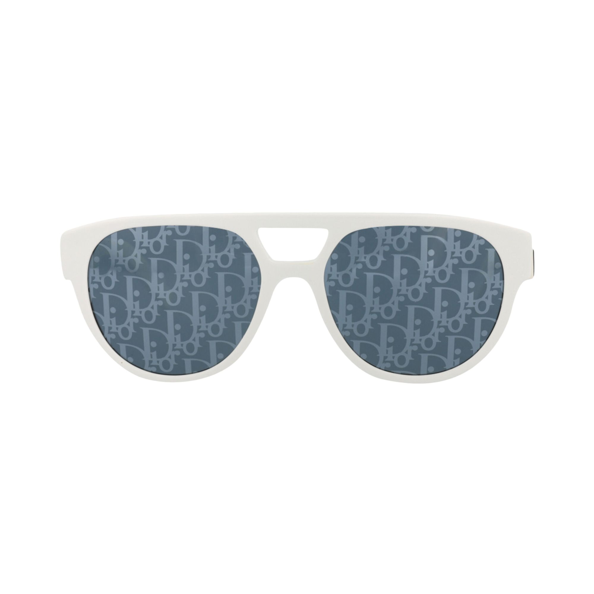 Pre-owned Dior Aviator Sunglasses 'white/blue' | Men's Size Onesize