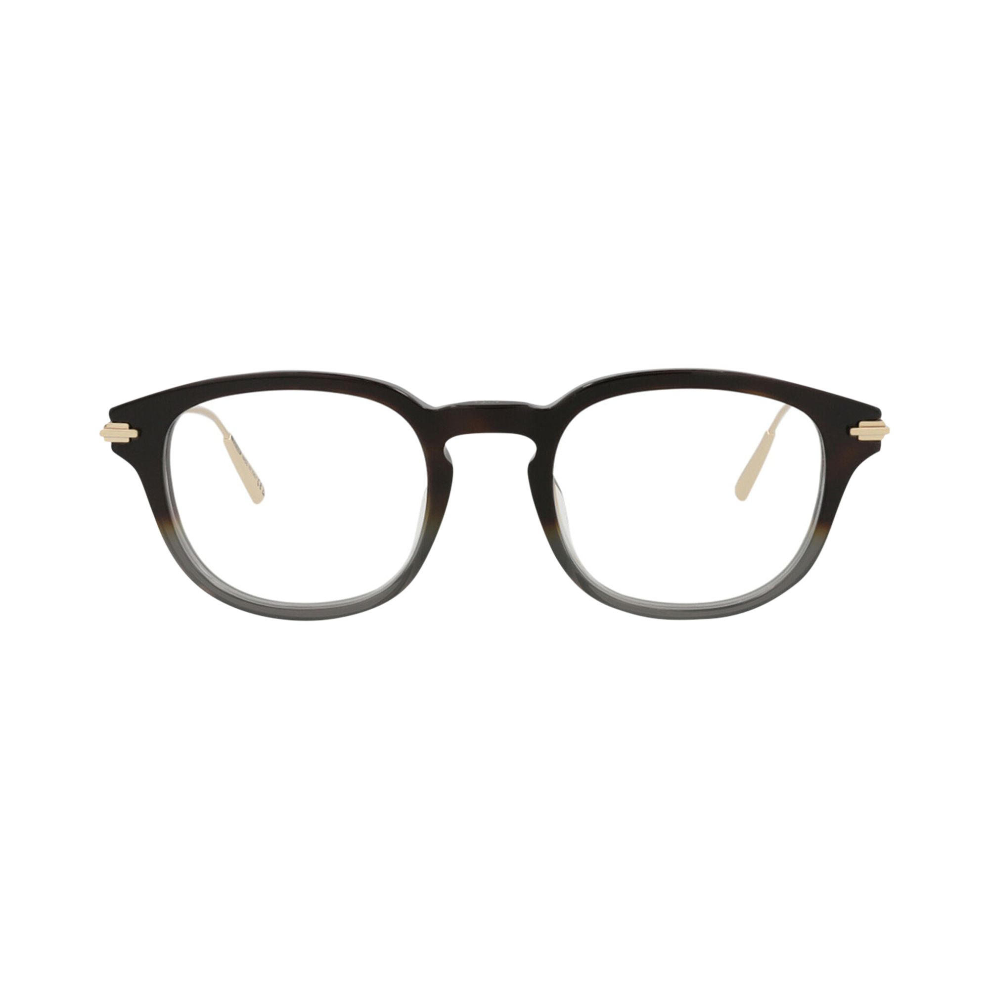 Pre-owned Dior Round Optical Glasses 'havana/gold/transparent' | Brown | Men's Size Onesize