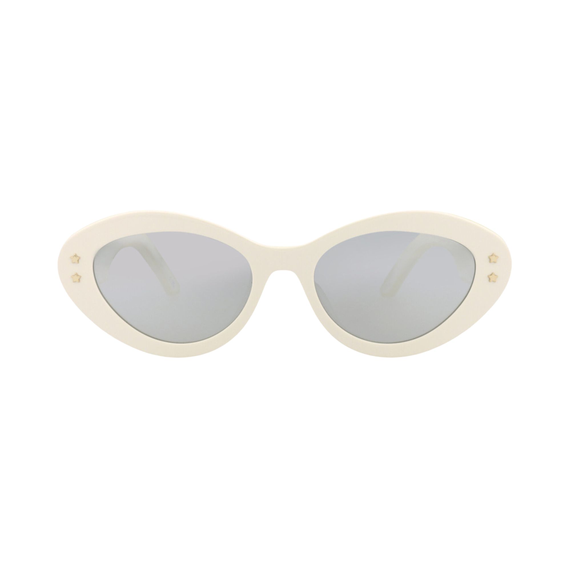 Pre-owned Dior Round Sunglasses 'ivory/brown' | White | Women's Size Onesize