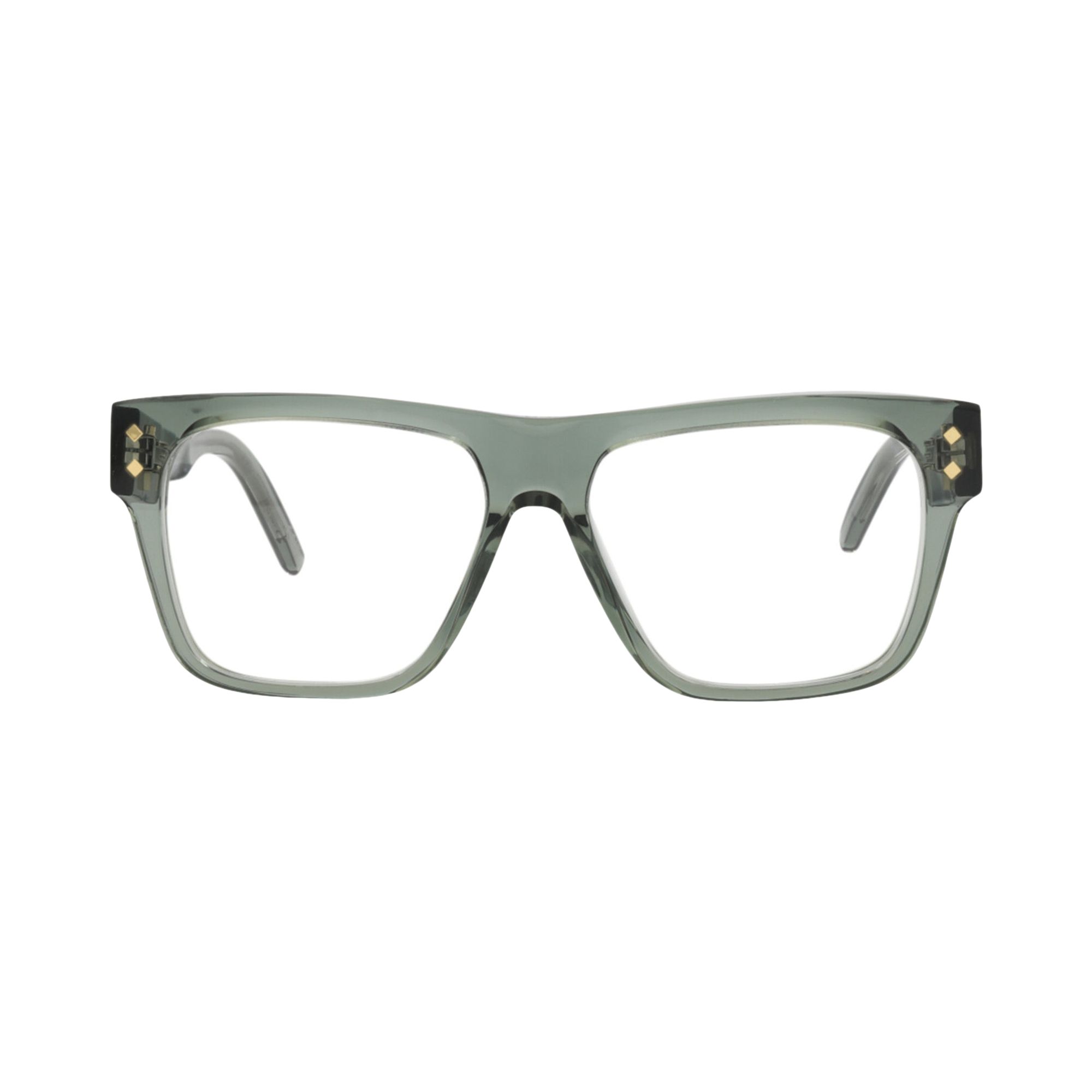 Pre-owned Dior Square Optical Glasses 'green/transparent' | Men's Size Onesize
