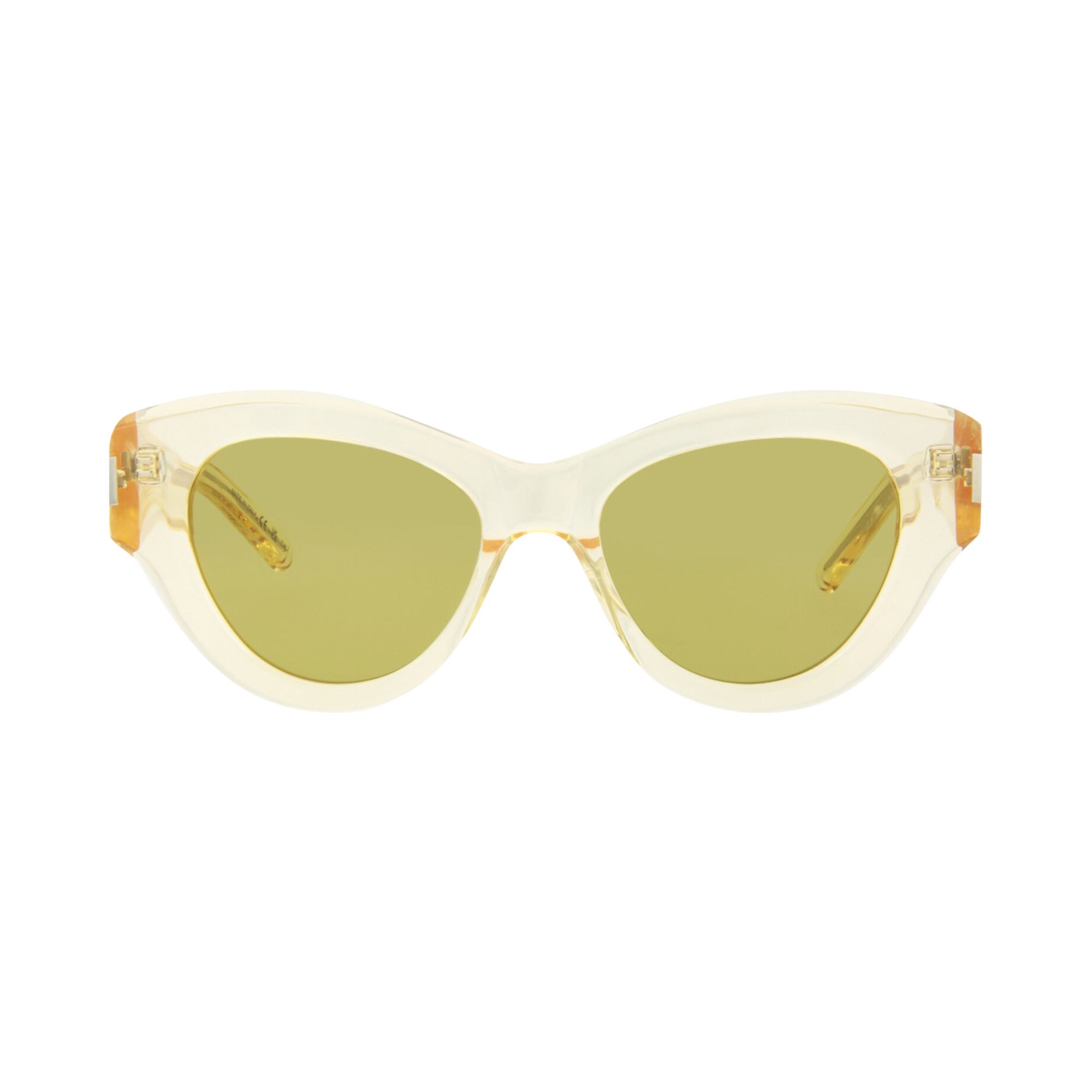 SAINT LAURENT Pre-owned Cat Eye Sunglasses 'yellow/green' | Women's Size Onesize