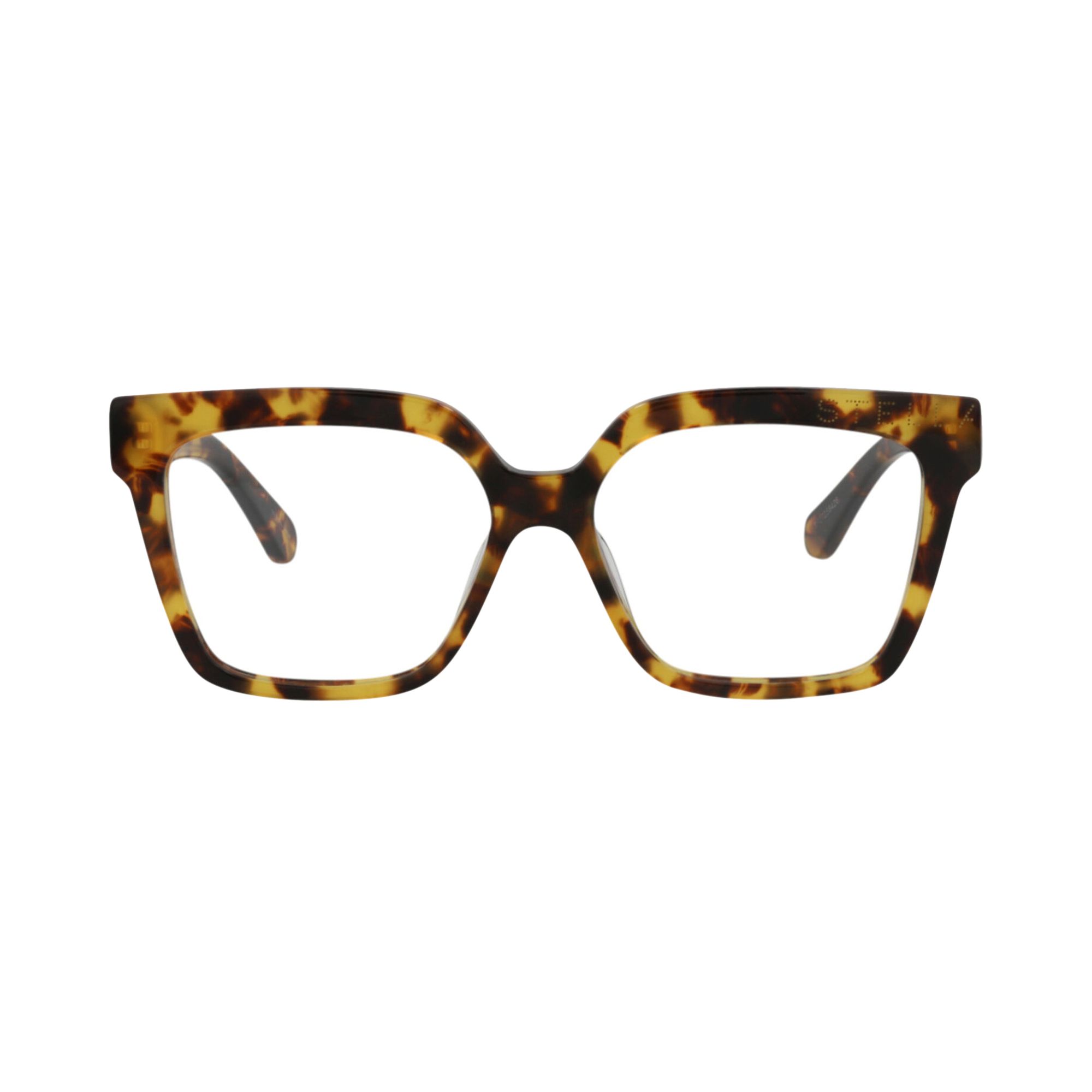 Pre-owned Stella Mccartney Square Optical Glasses 'havana/transparent' | Brown | Women's Size Onesize