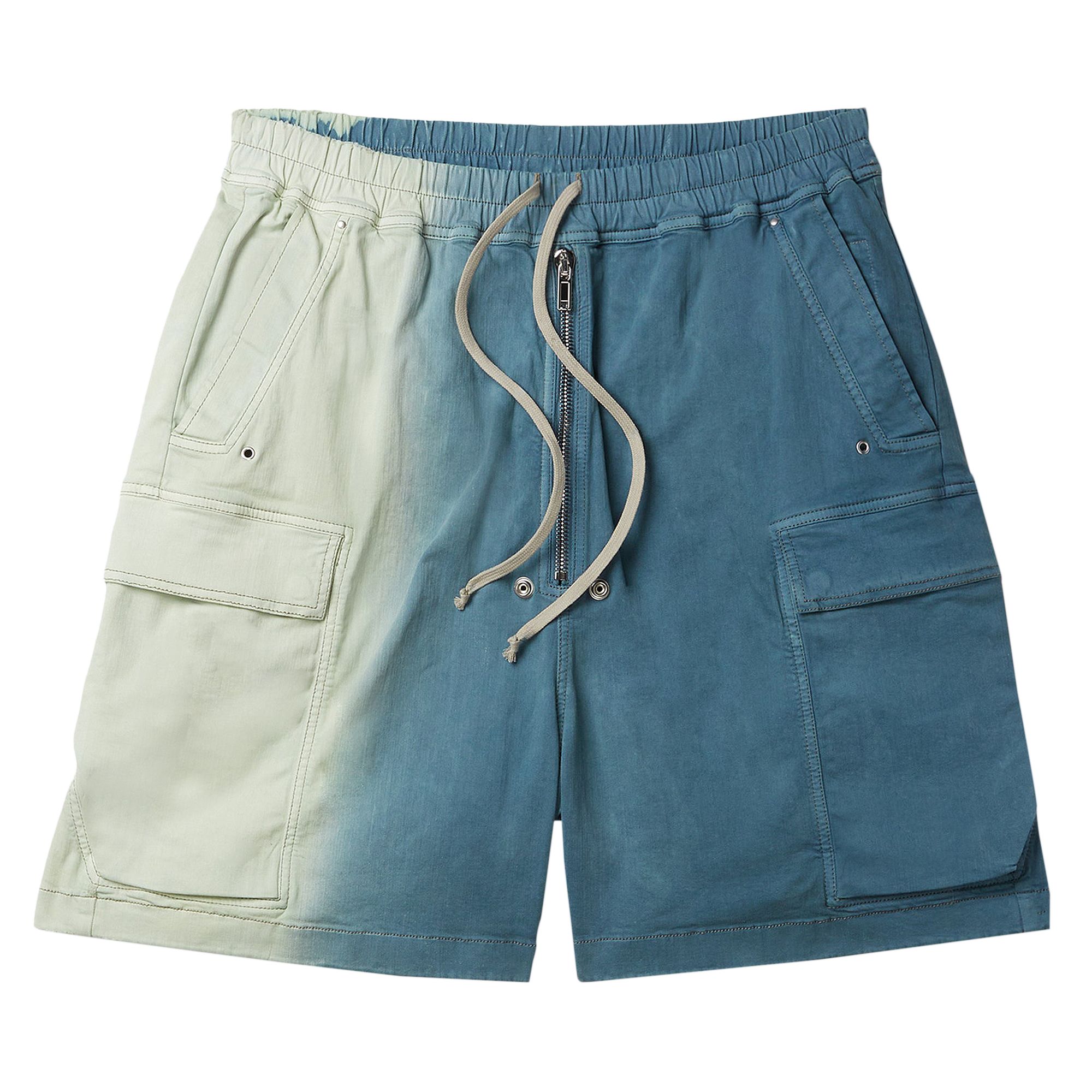 Pre-owned Rick Owens Drkshdw Cargobela Shorts 'toothpaste Degrade' | White | Men's Size Xl