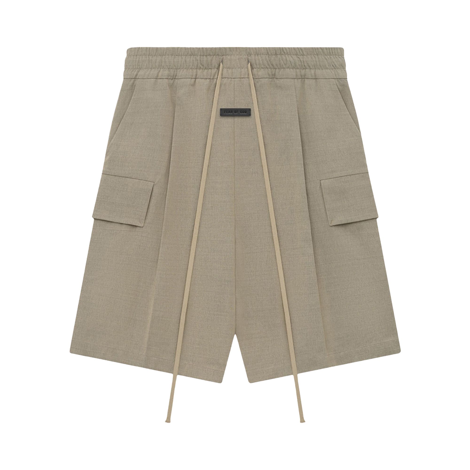 Pre-owned Fear Of God Cargo Short 'melange Beige' | Tan | Men's Size L In Brown